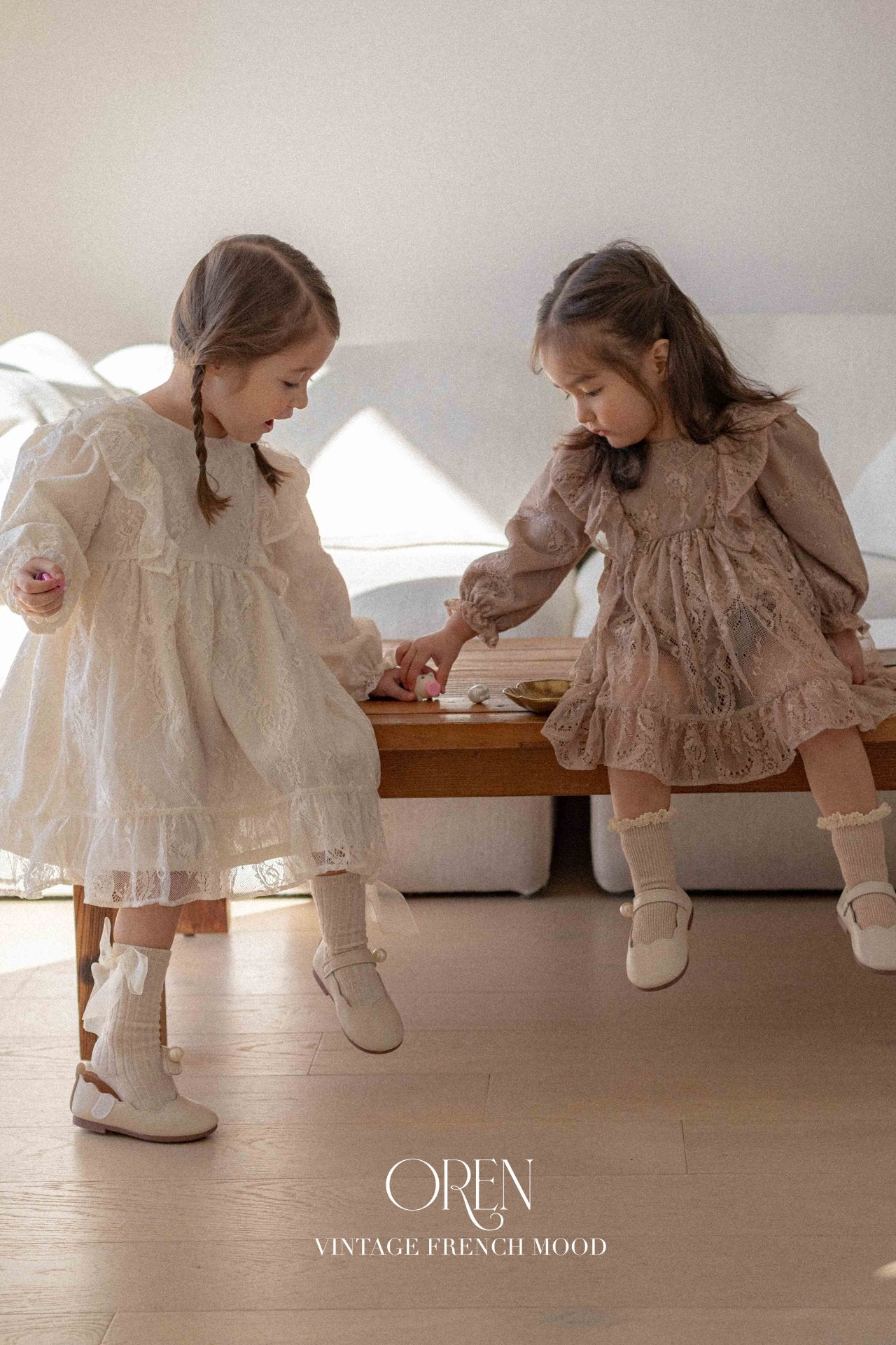 [OREN] Renibon Lace Dress(KIDS)_Ceam