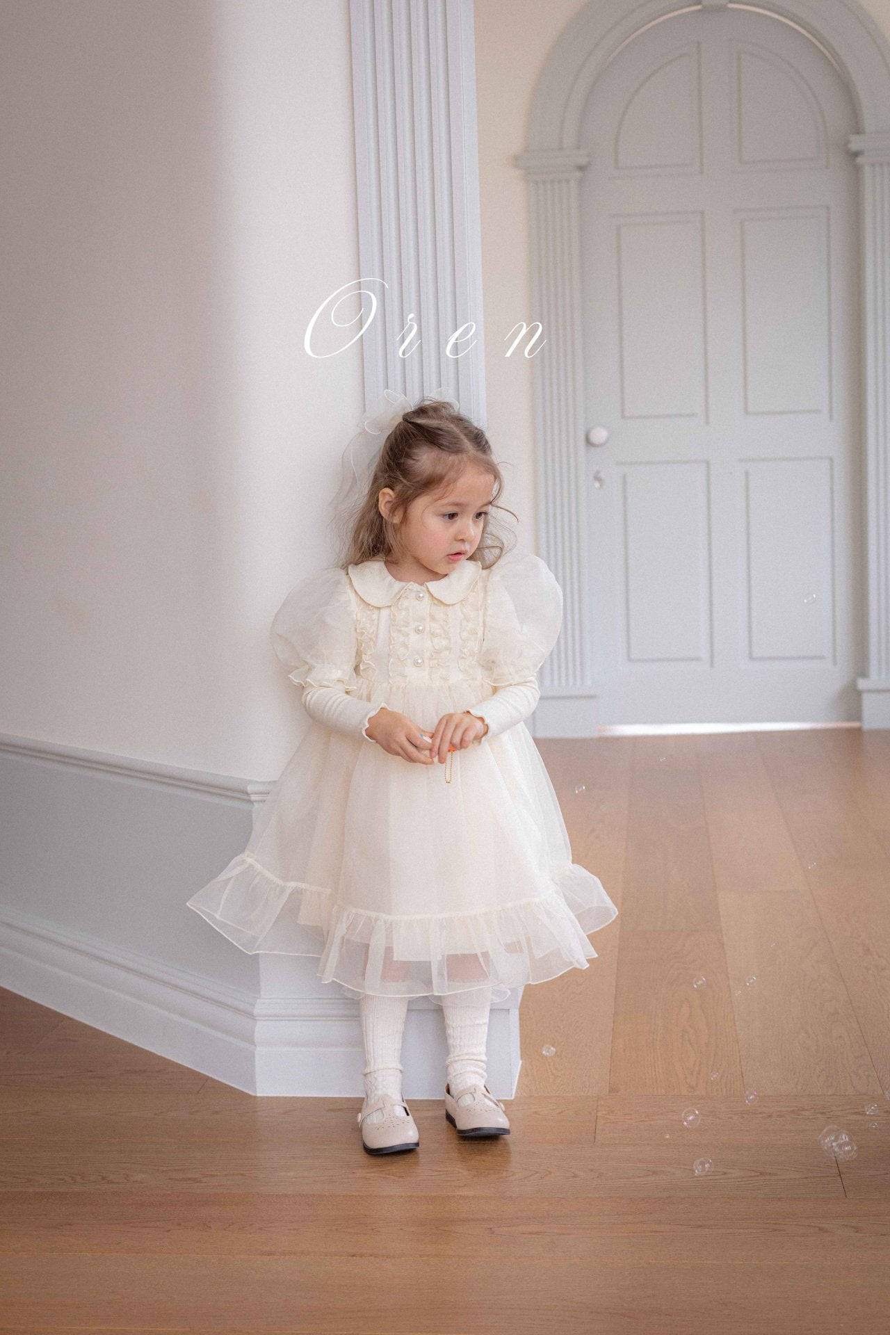 [OREN] (KIDS)Eloise Organza Dress_2colors