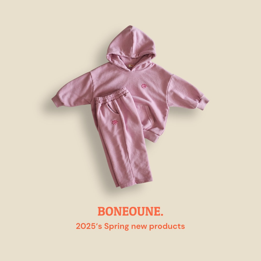 [BONEOUNE] BON Logo Hoodie_3colors