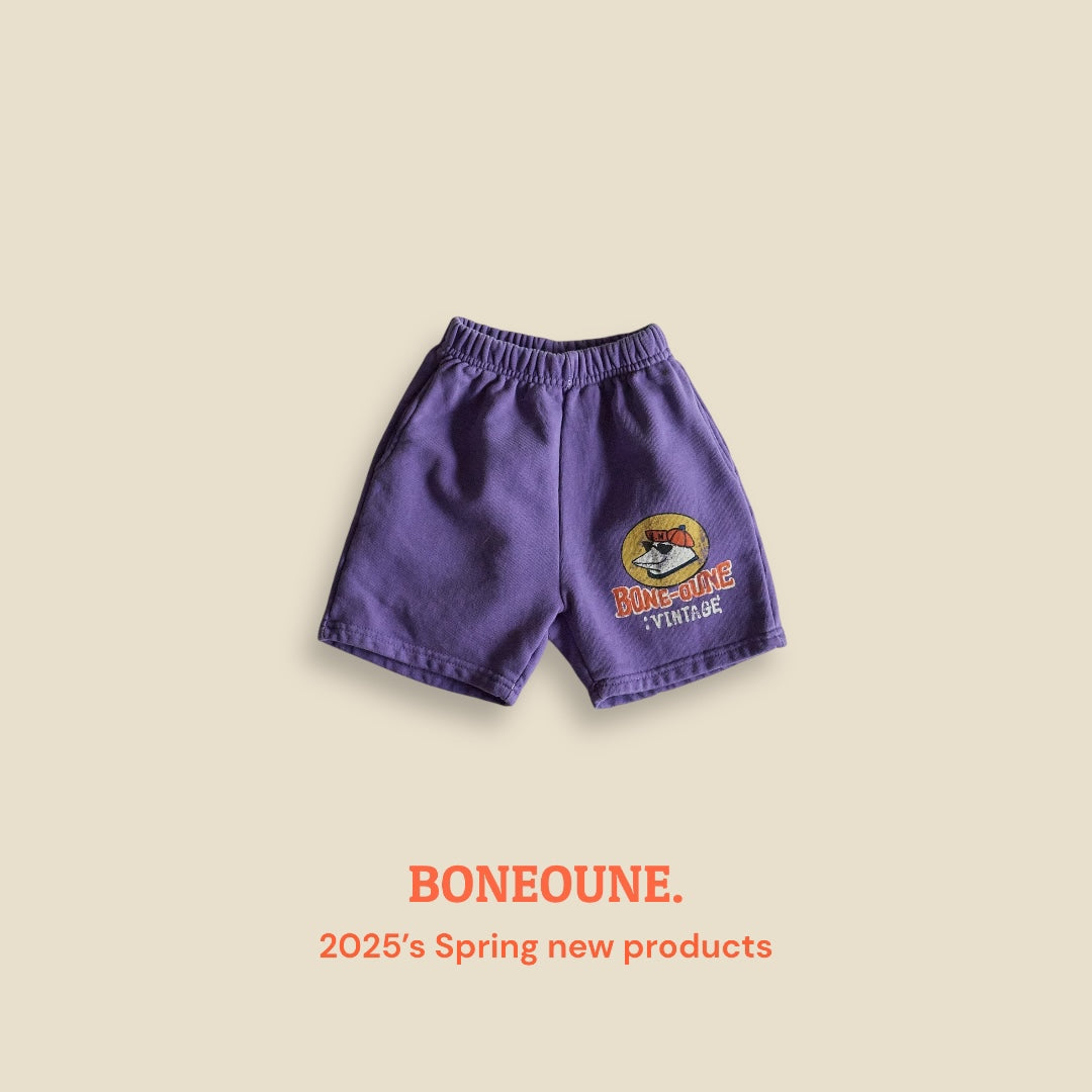 [BONEOUNE] Sunglass Pigment Half Pants_3colors