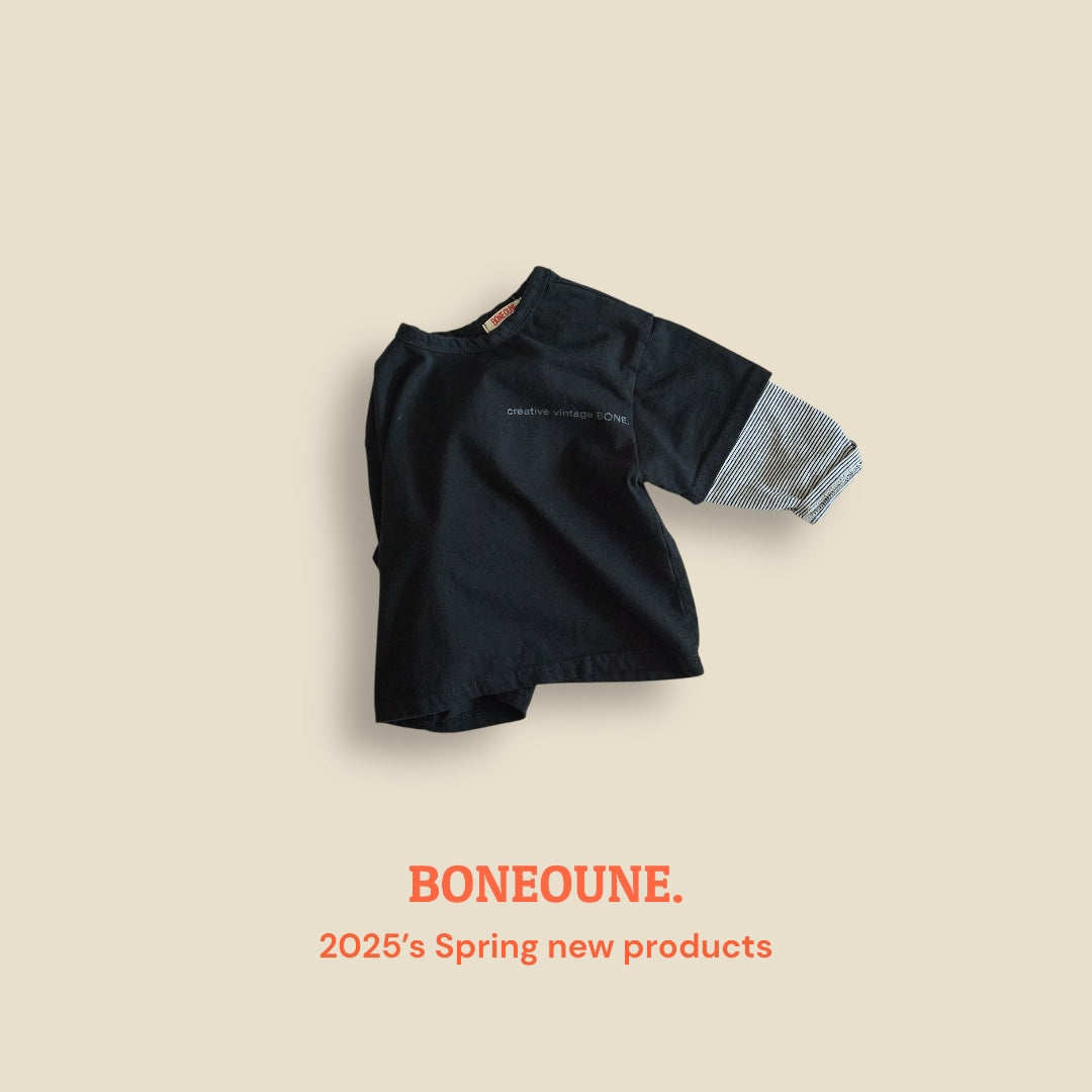 [BONEOUNE] Layered T-shirt_2colors