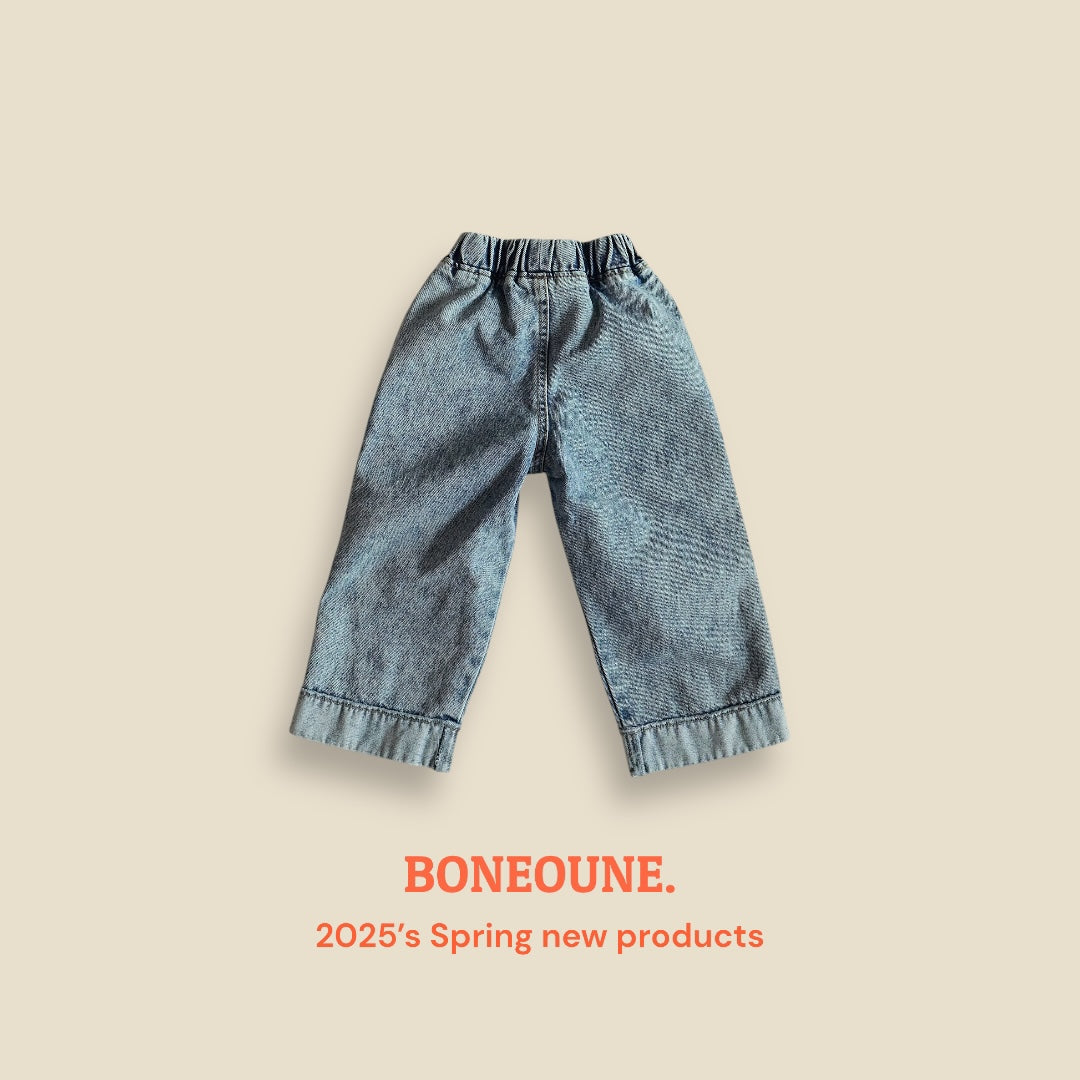 [BONEOUNE] Stone Denim Pants