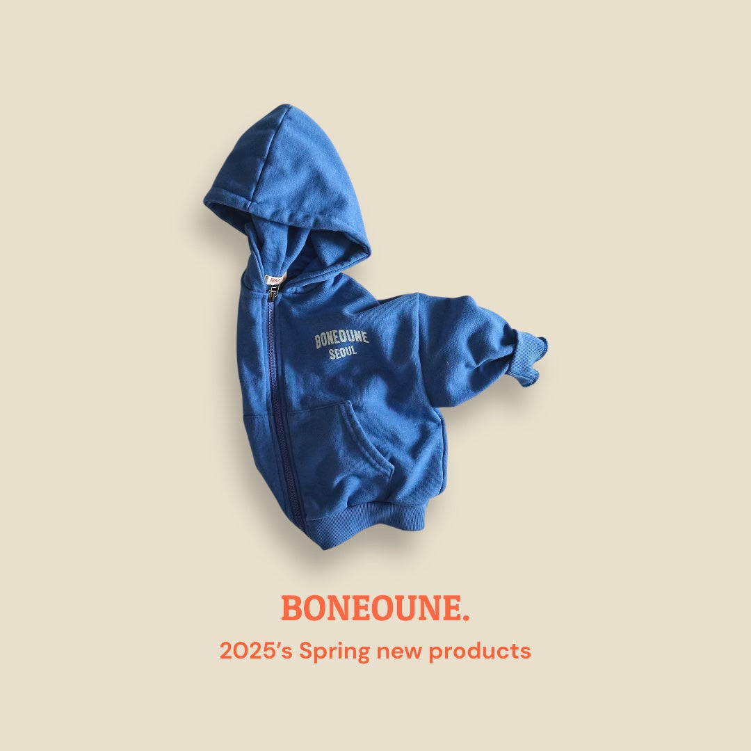 [BONEOUNE] BONE Seoul Hoodie Zip-up_2colors