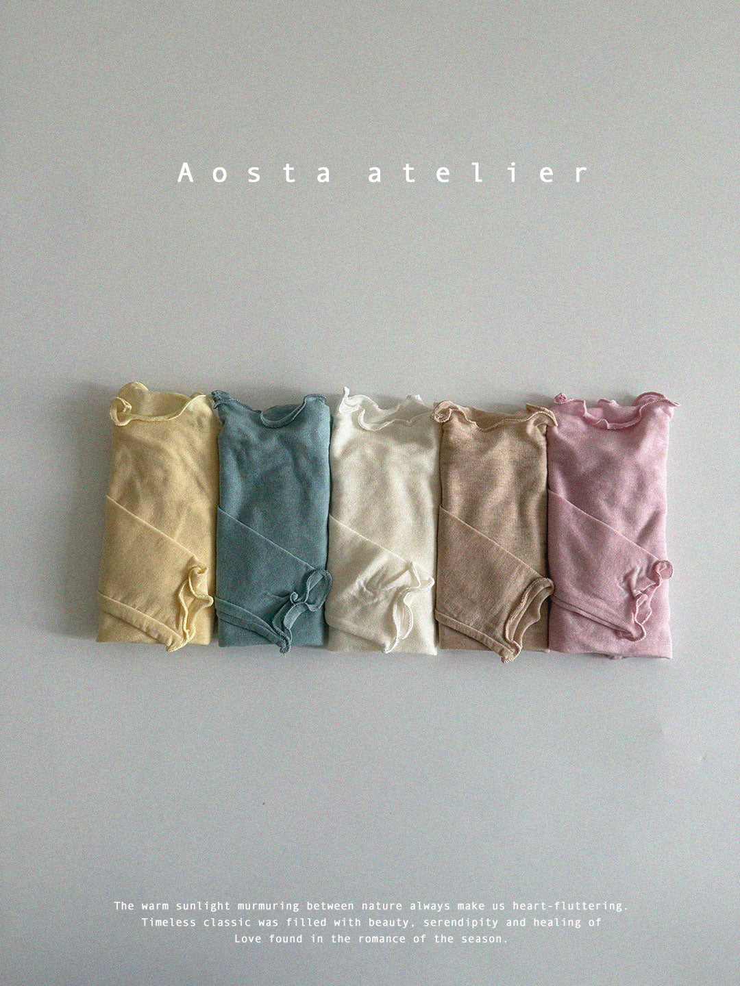 [AOSTA] Spring Soft_T-shirt_5colors