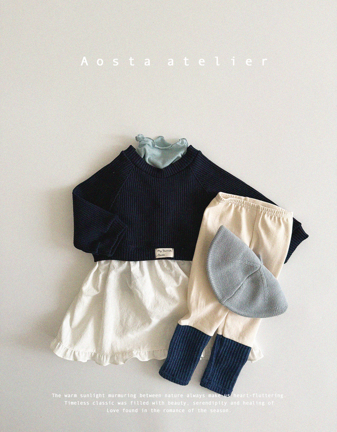 [AOSTA] Spring Soft_T-shirt_5colors