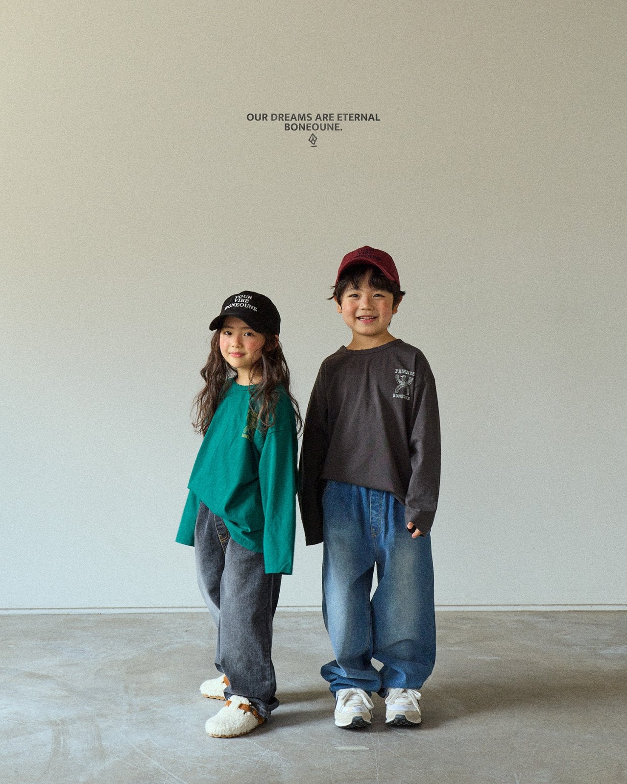 [BONEOUNE] Friends Single T-shirt_2colors