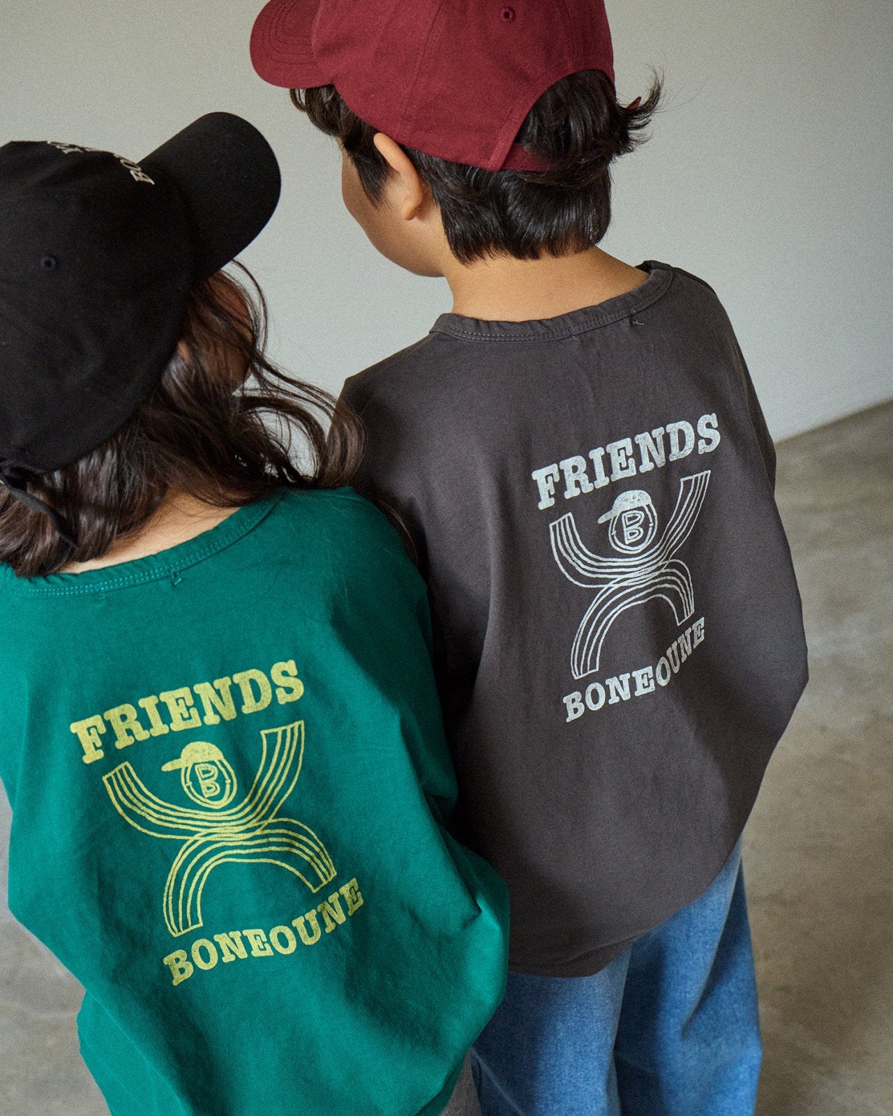 [BONEOUNE] Friends Single T-shirt_2colors