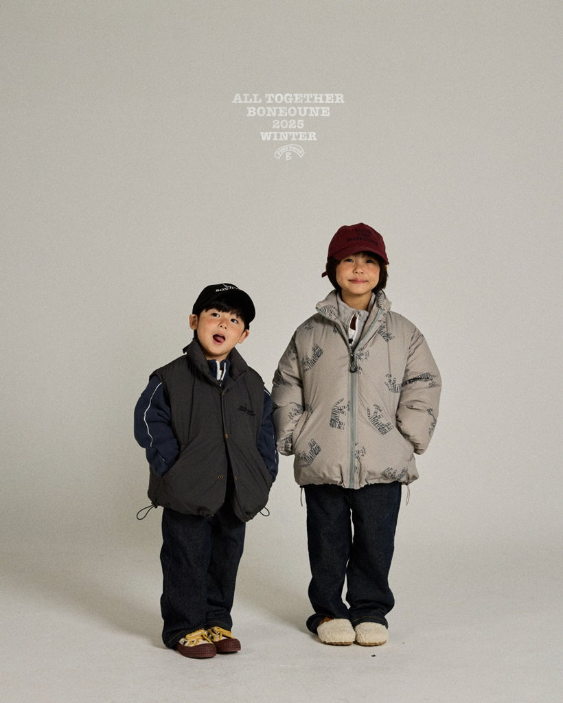 [BONEOUNE] Mono Tiger Duck Down Jacket_Warm Beige