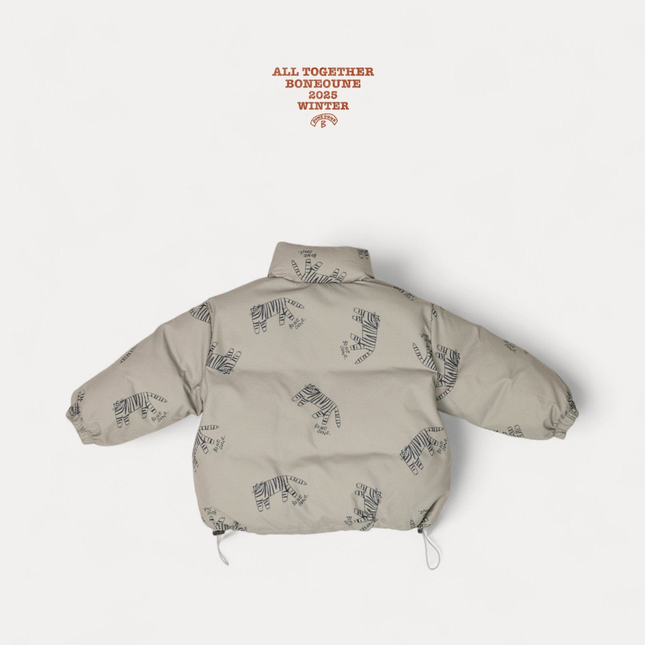 [BONEOUNE] Mono Tiger Duck Down Jacket_Warm Beige