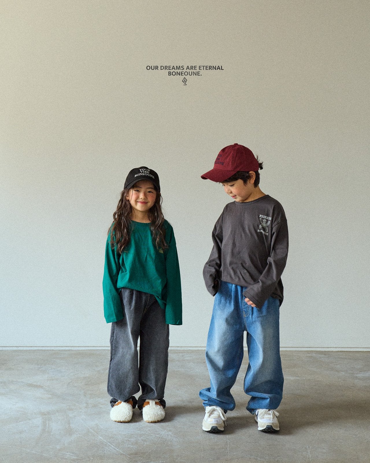 [BONEOUNE] Friends Single T-shirt_2colors
