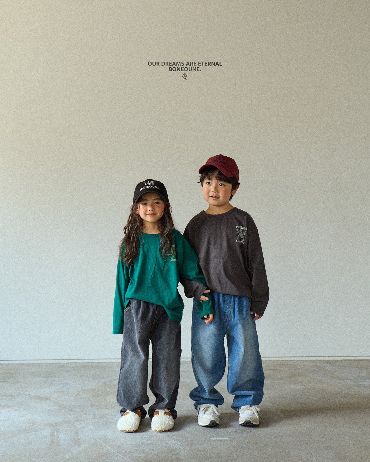 [BONEOUNE] Friends Single T-shirt_2colors