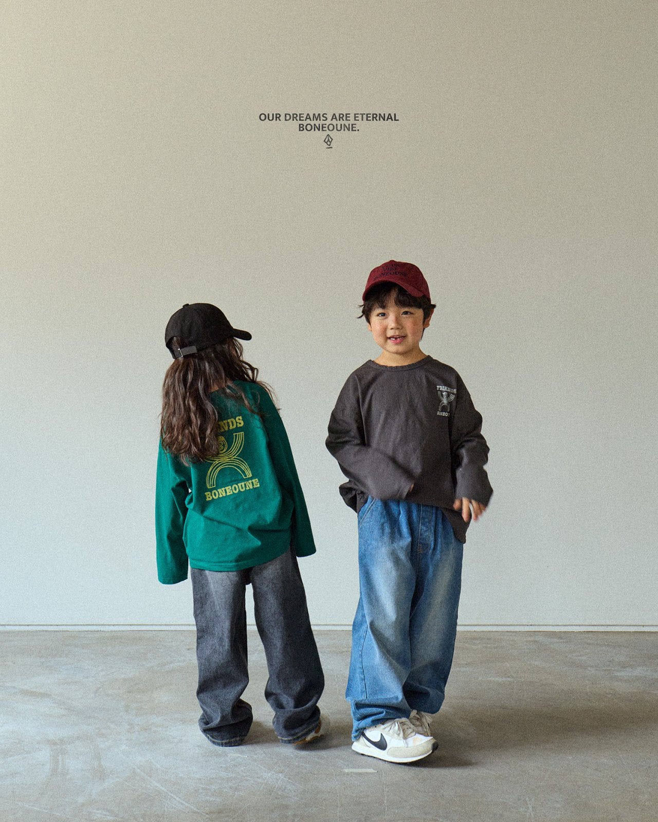 [BONEOUNE] Friends Single T-shirt_2colors