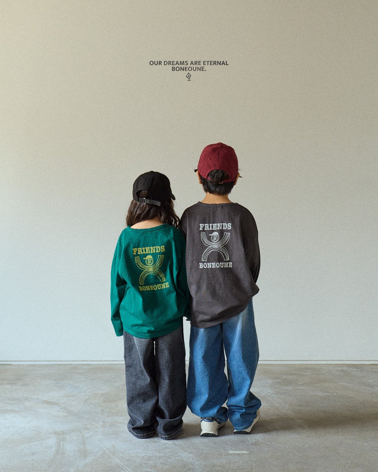 [BONEOUNE] Friends Single T-shirt_2colors