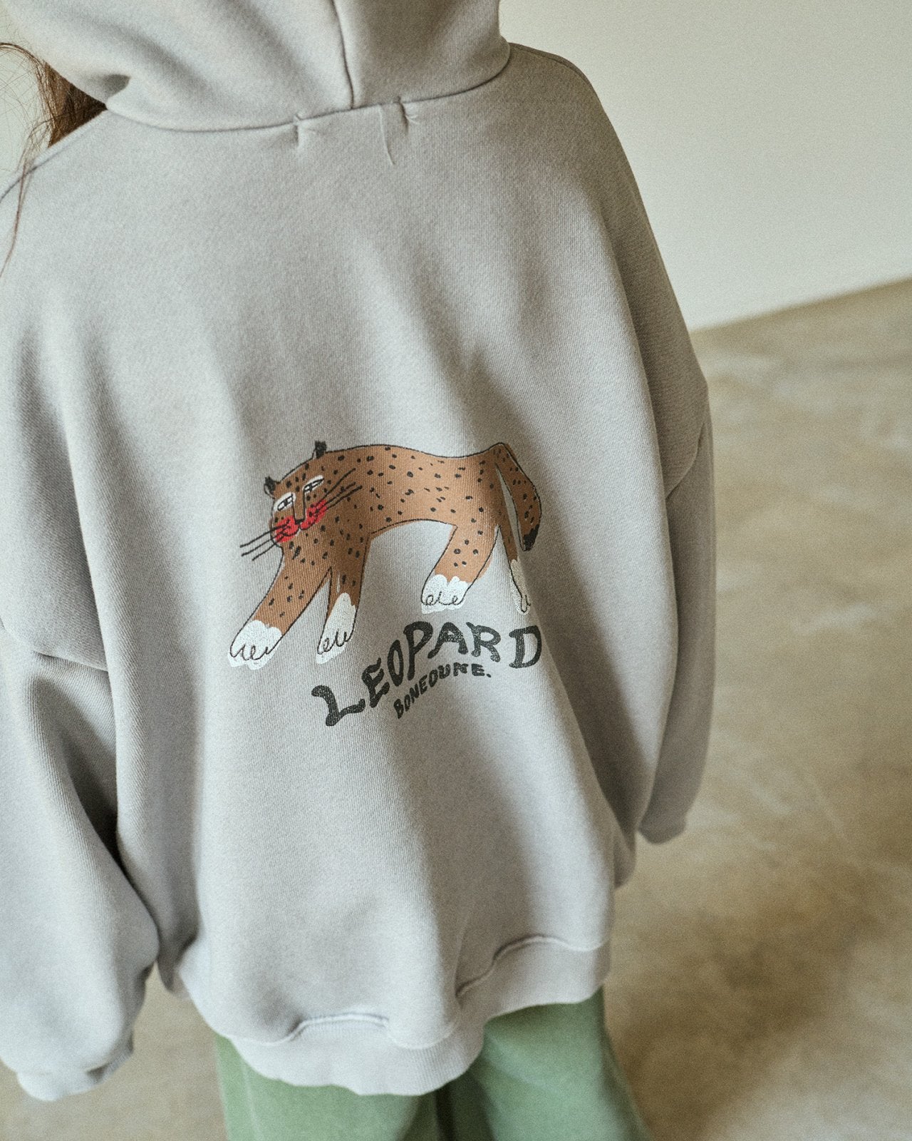 [BONEOUNE] Bone Pigment Hood Zip-Up_2colors