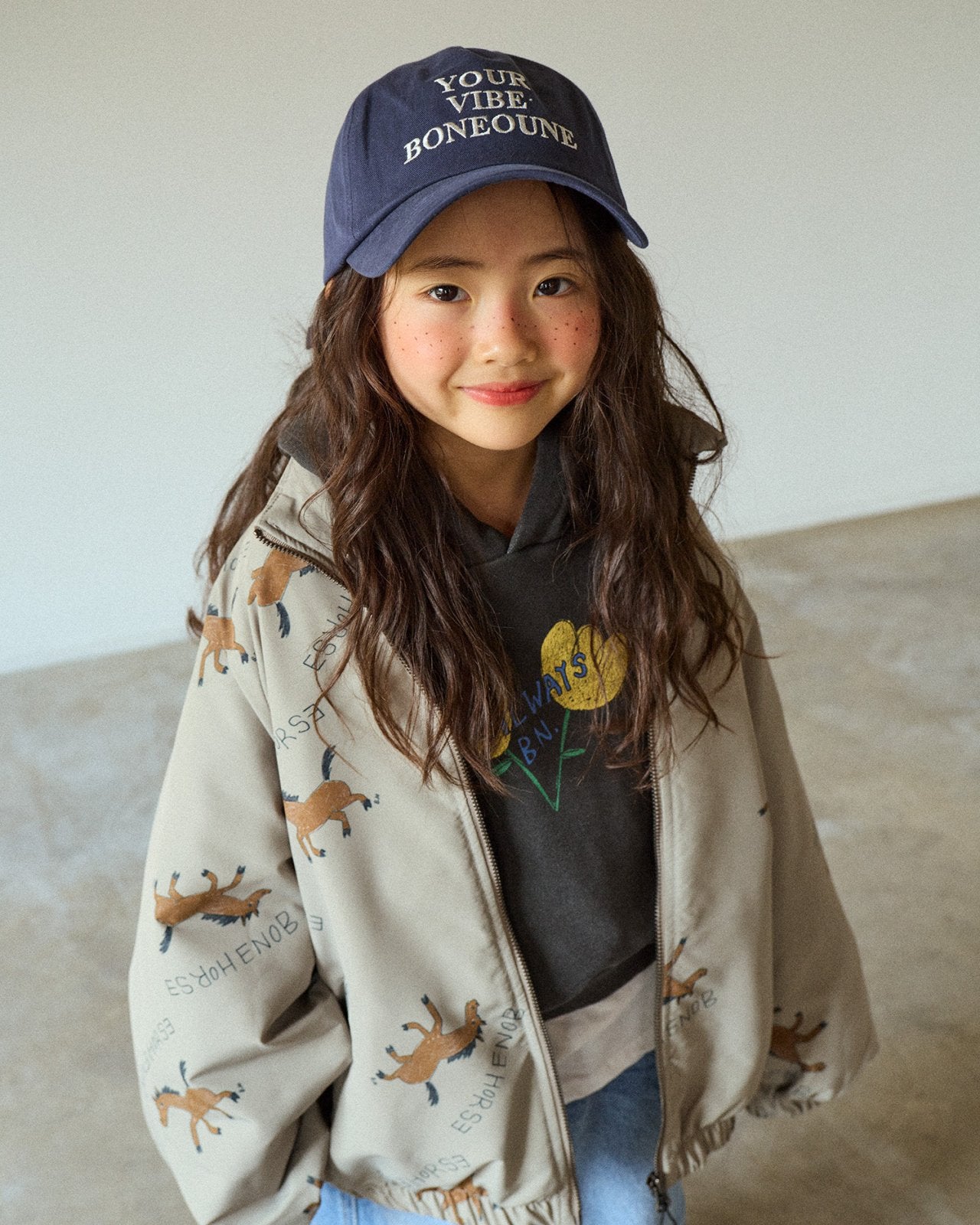 [BONEOUNE] Autumn Horse Raglan Jacket_2colors