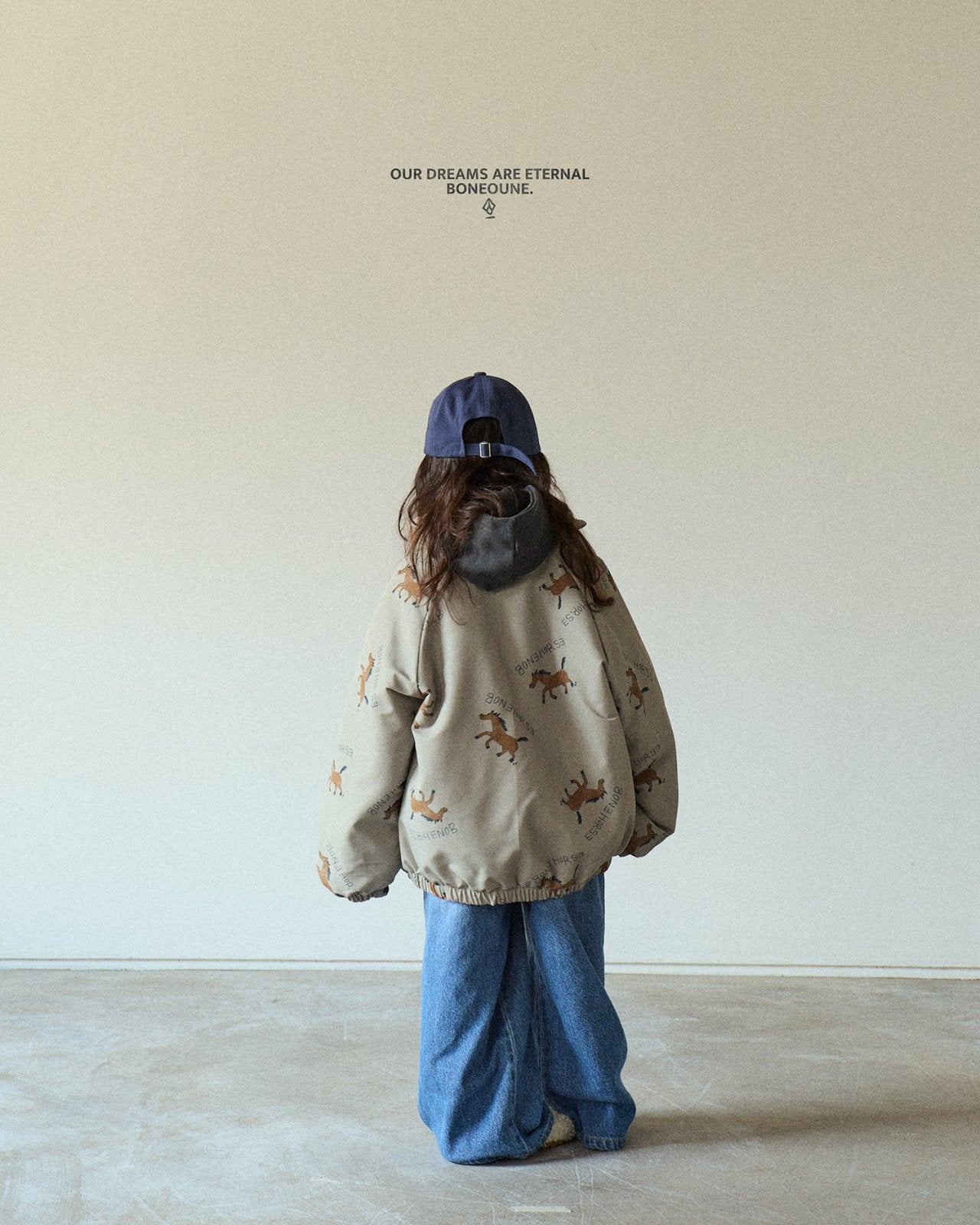 [BONEOUNE] Autumn Horse Raglan Jacket_2colors