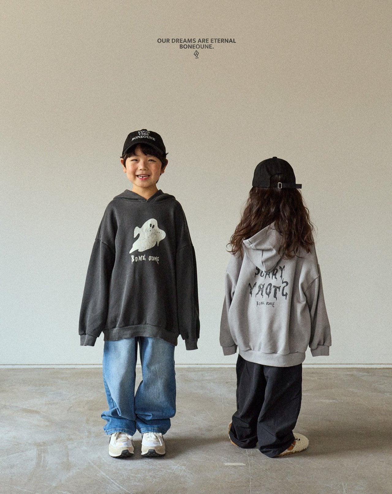 [BONEOUNE] Scary Pigment Hoodie_2colors