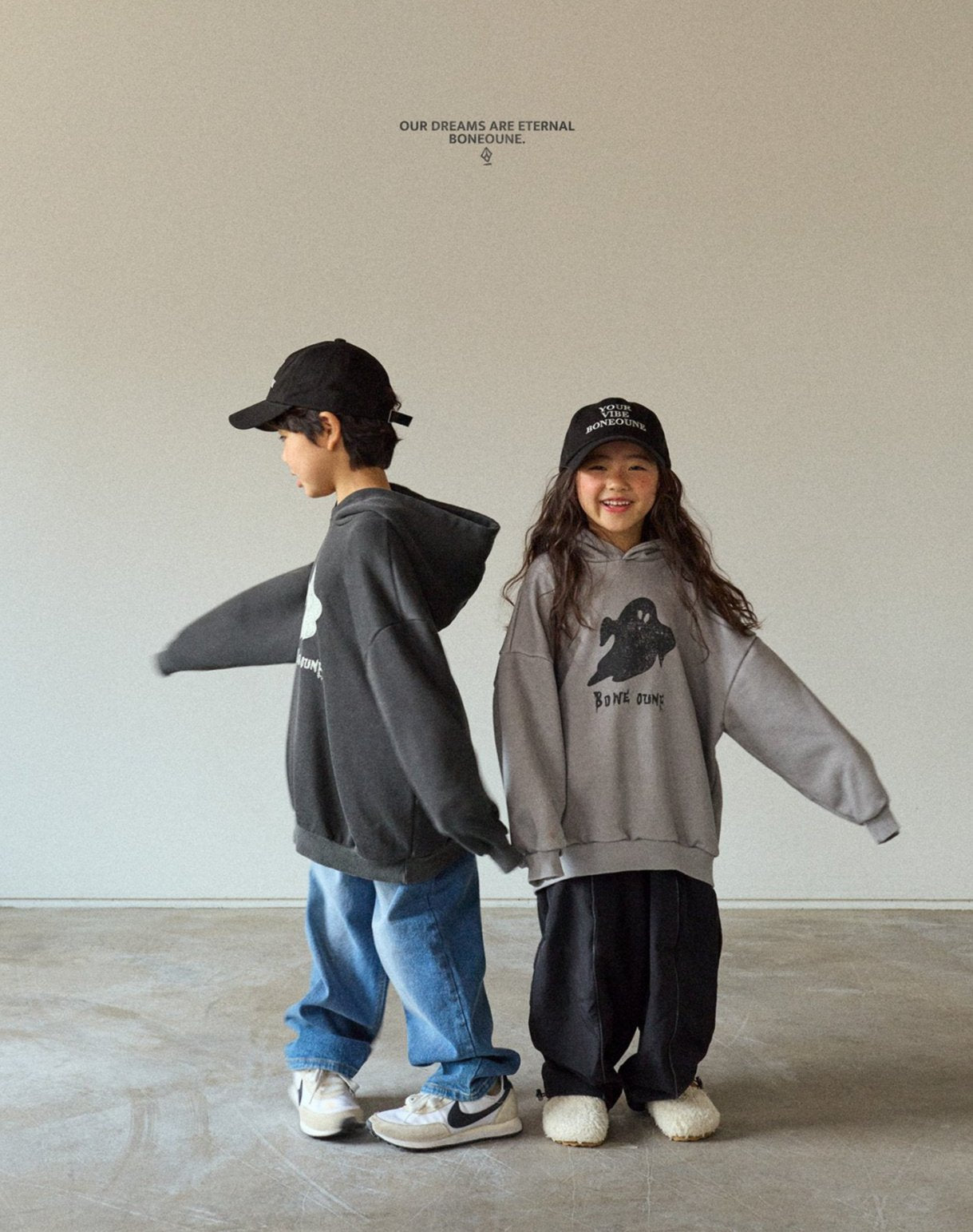 [BONEOUNE] Scary Pigment Hoodie_2colors