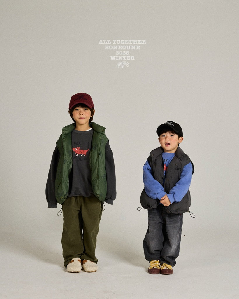 [BONEOUNE] Fox Pigment Sweatshirt_2colors