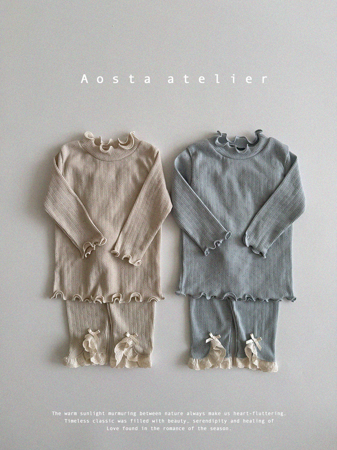 [AOSTA] Spring Camellia_T-shirt_2colors