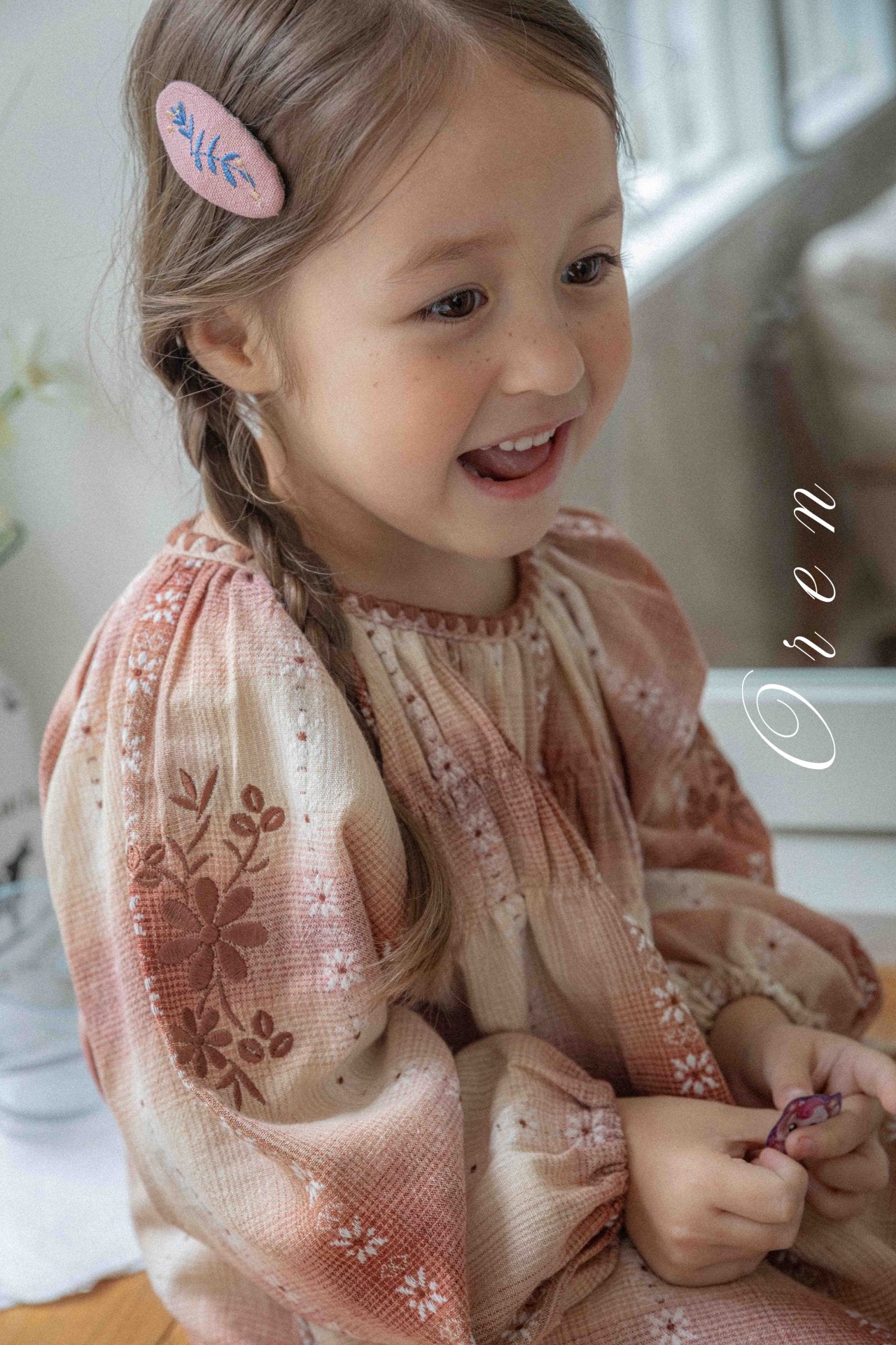 [OREN] (KIDS)Autumn Mellow Check Dress_2colors
