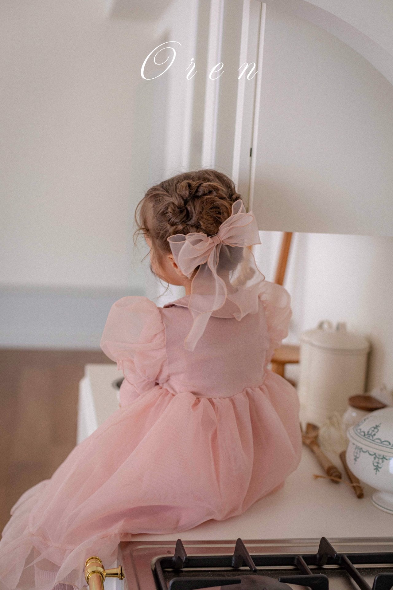 [OREN] (KIDS)Eloise Organza Dress_2colors