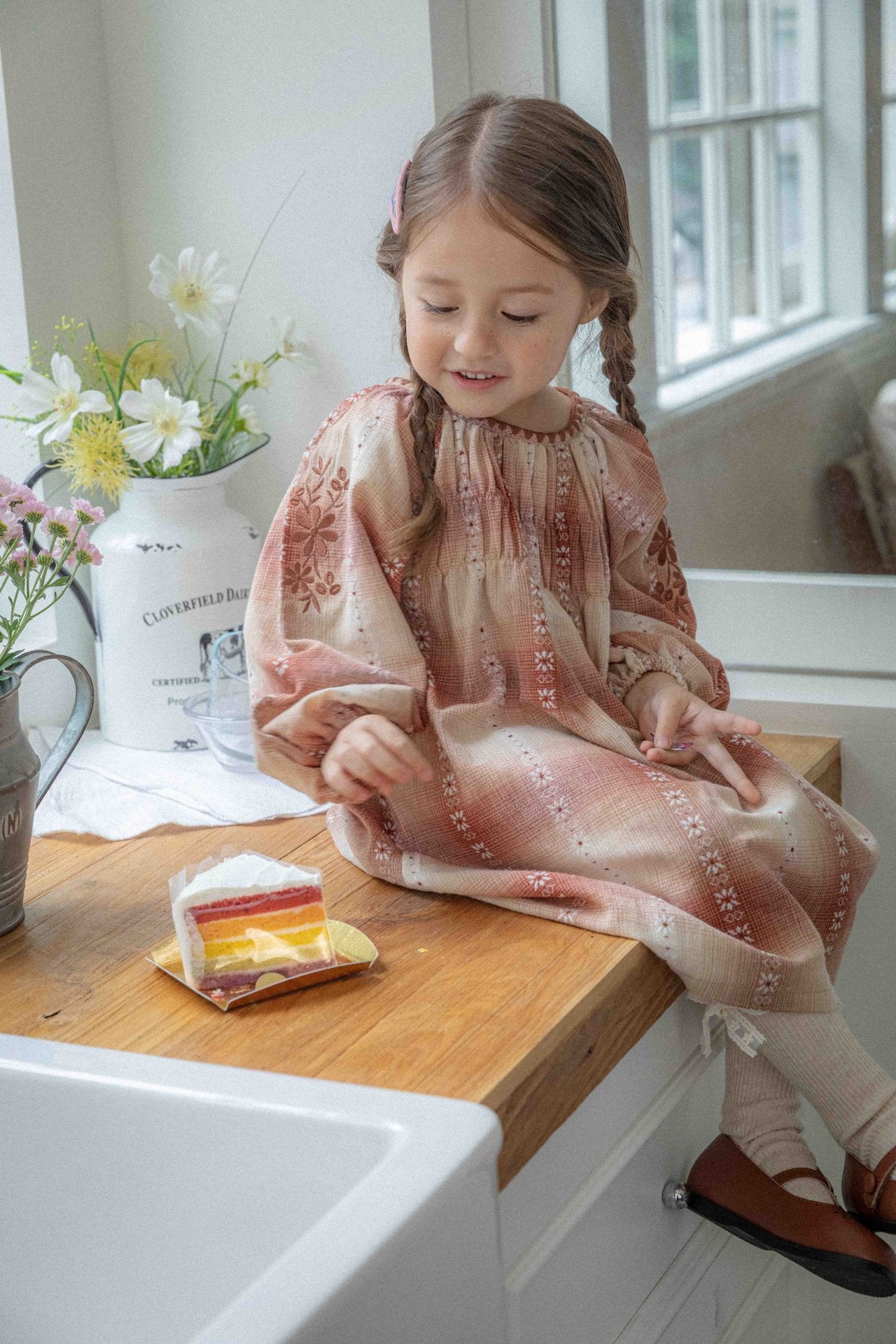 [OREN] (KIDS)Autumn Mellow Check Dress_2colors