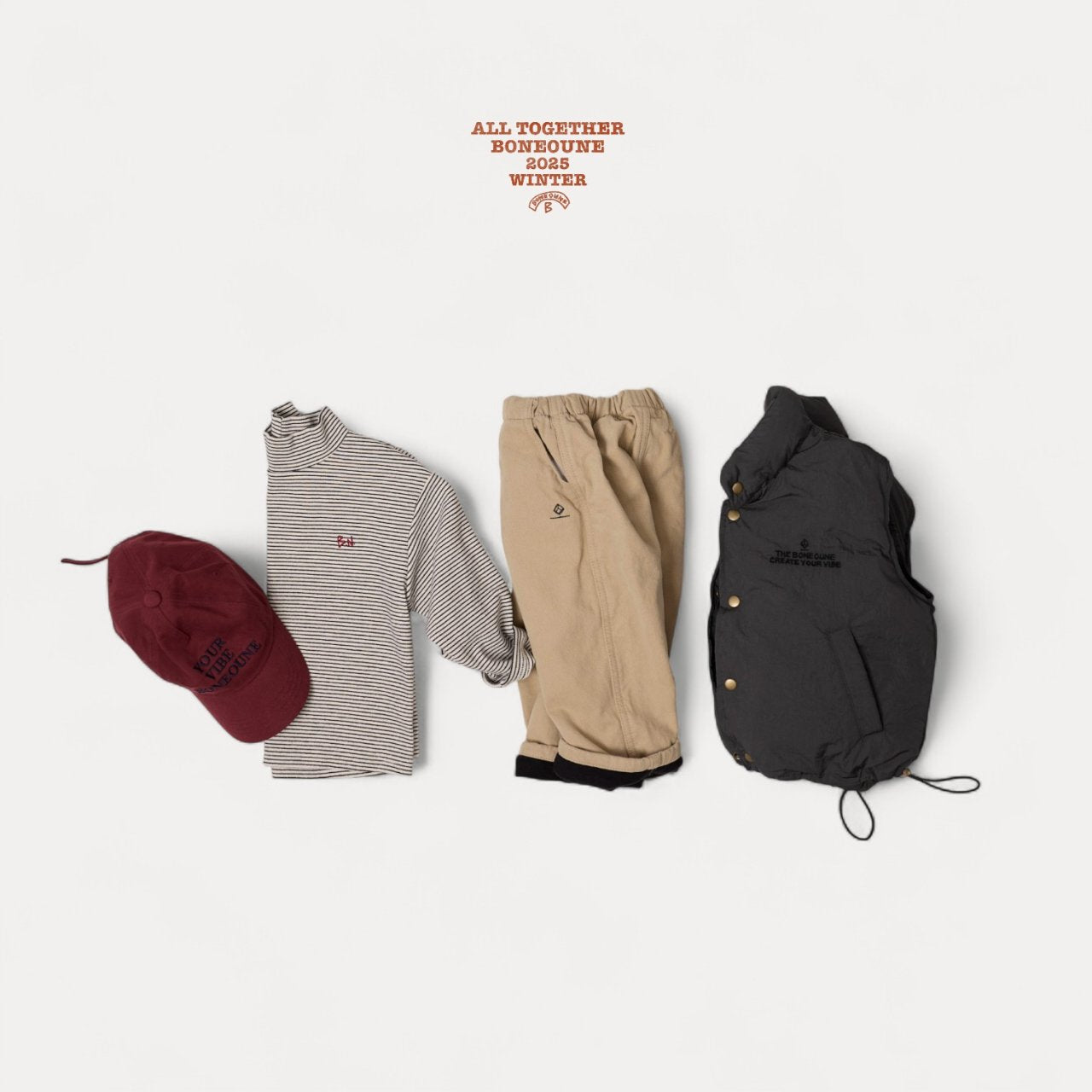 [BONEOUNE] Your Duck Down Vest_3colors