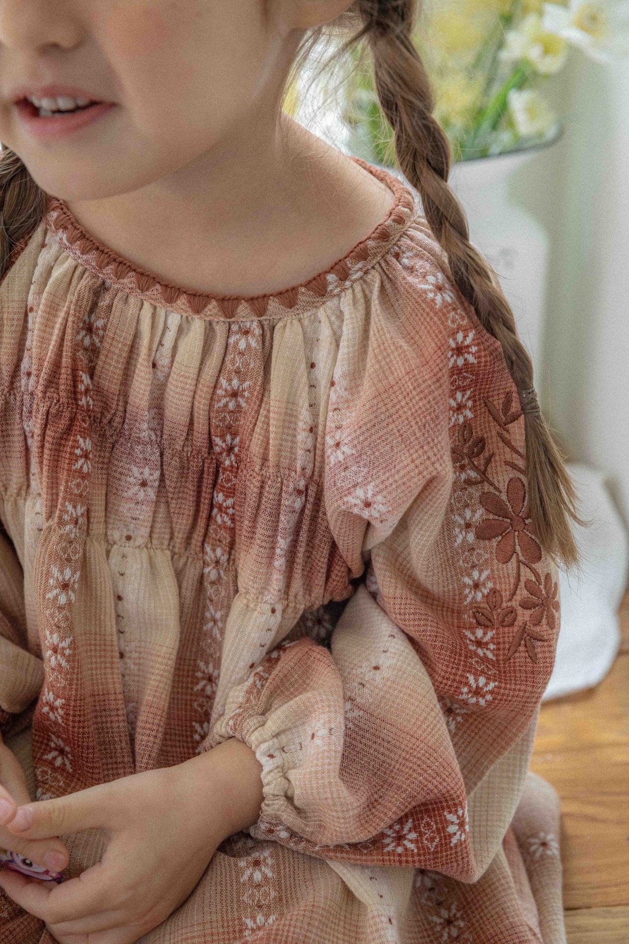 [OREN] (KIDS)Autumn Mellow Check Dress_2colors