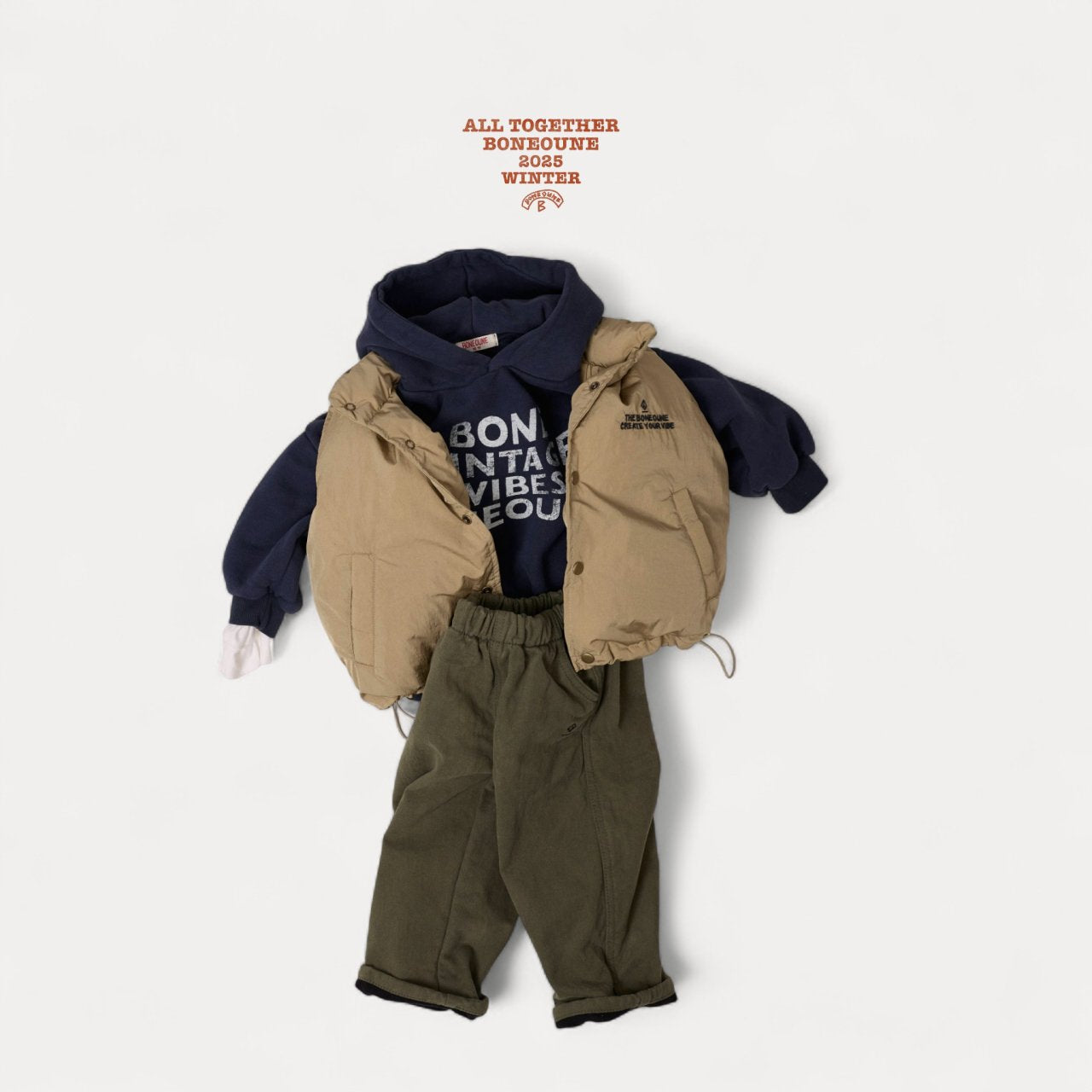 [BONEOUNE] Your Duck Down Vest_3colors