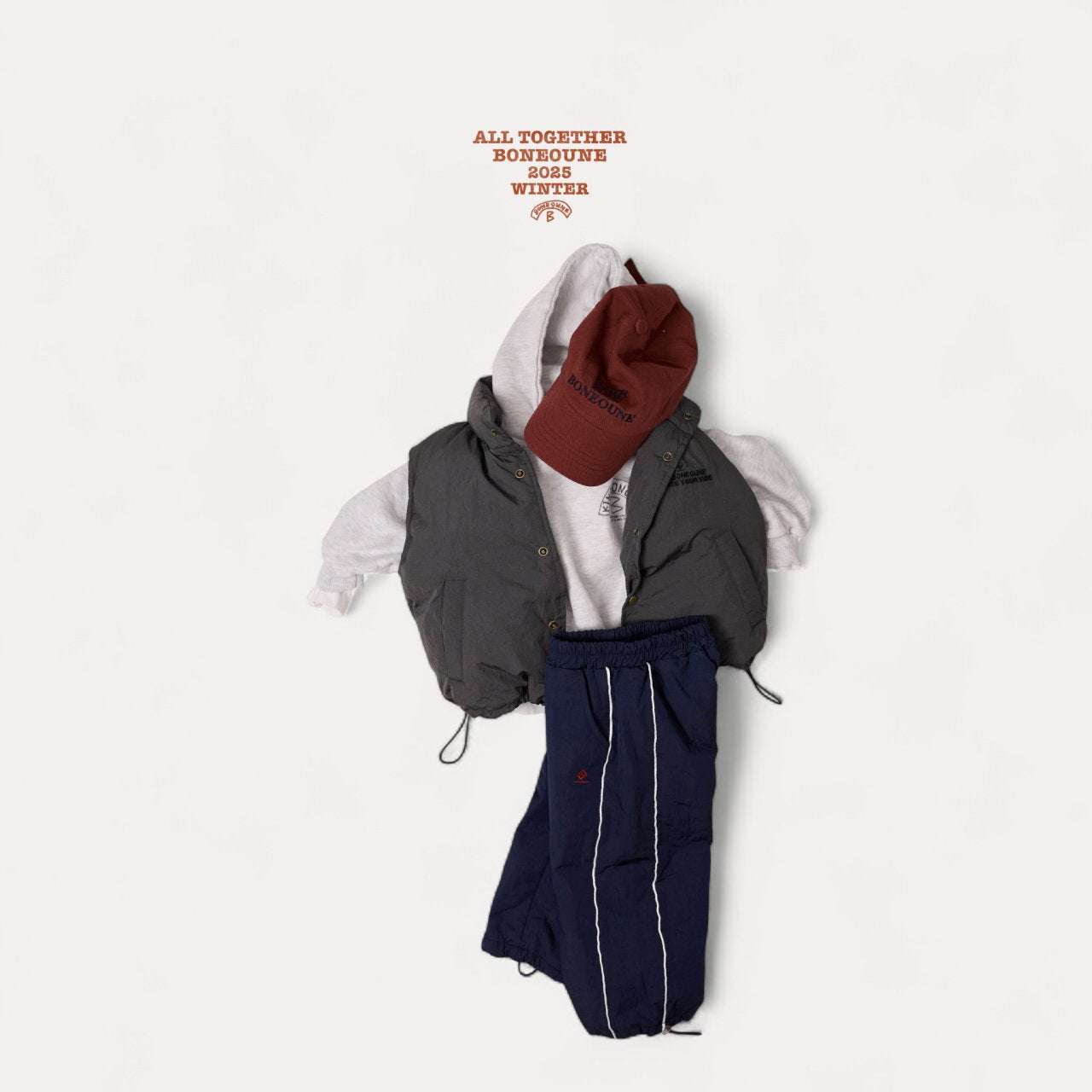 [BONEOUNE] Your Duck Down Vest_3colors