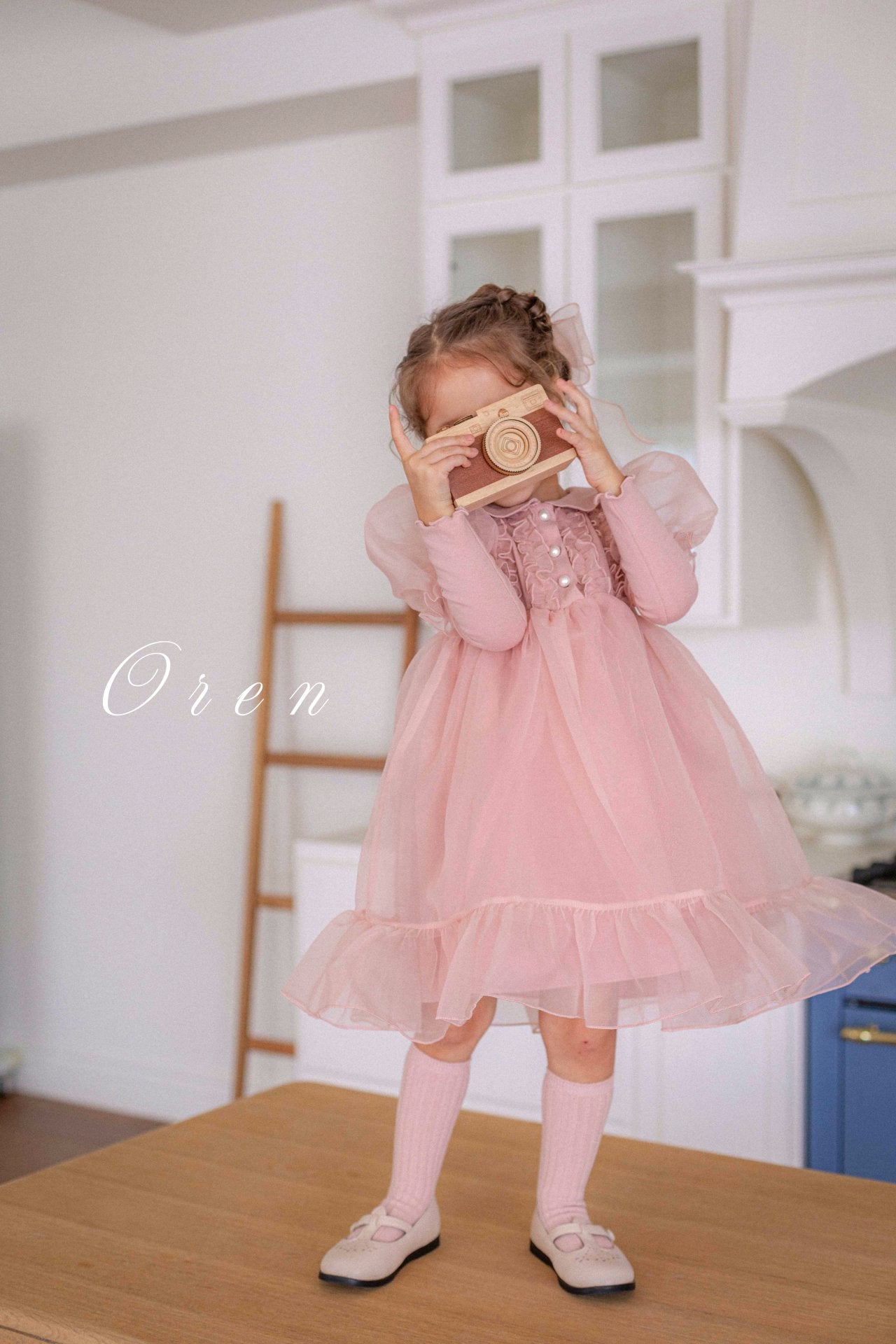 [OREN] (KIDS)Eloise Organza Dress_2colors