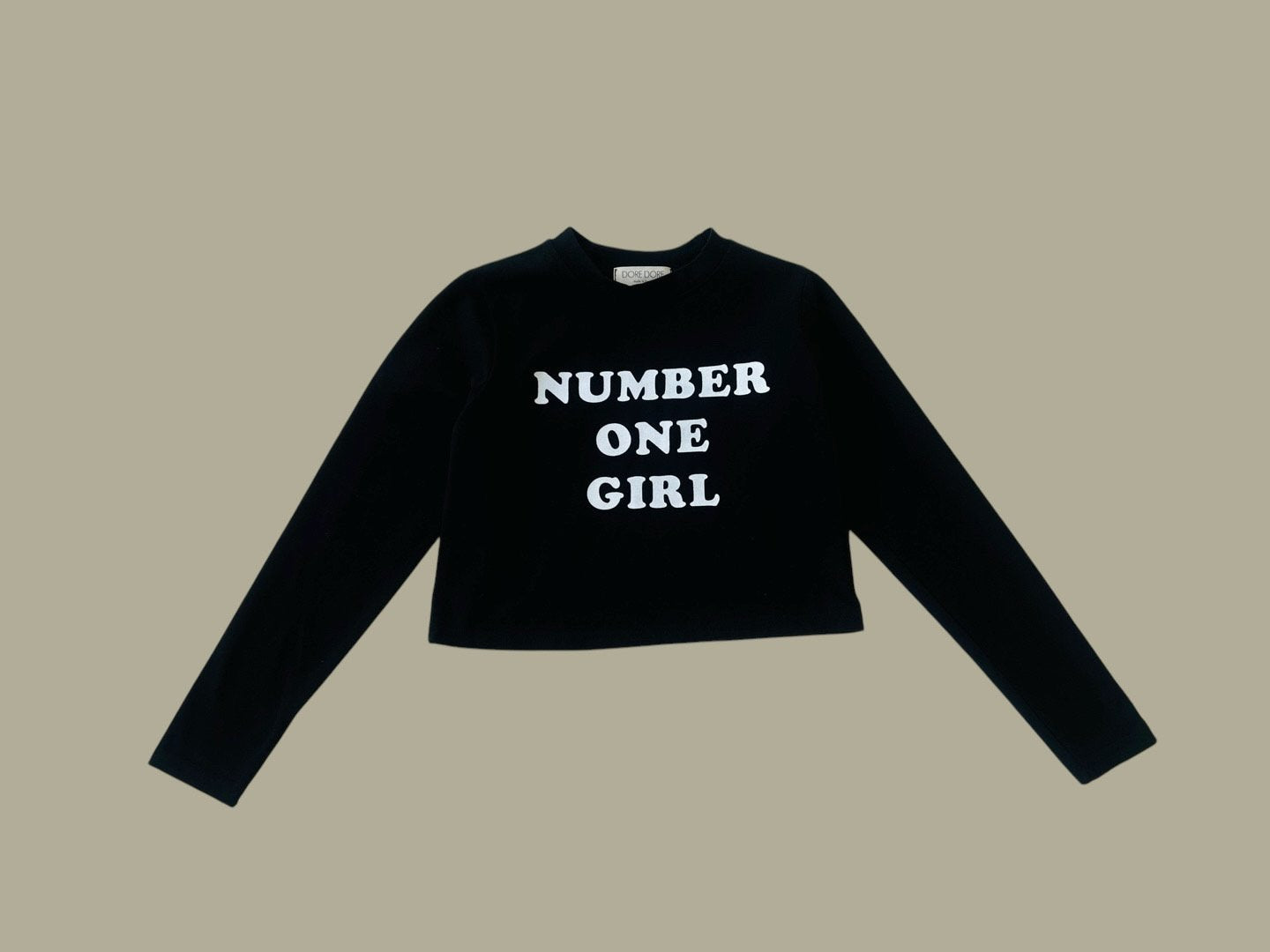 [DOREDORE] Number Girl Crop T-shirt_2colors