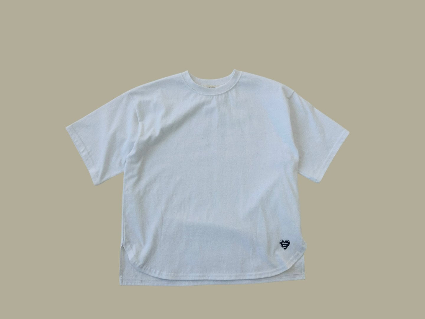 [DOREDORE] Heart Layered T-shirt_2colors