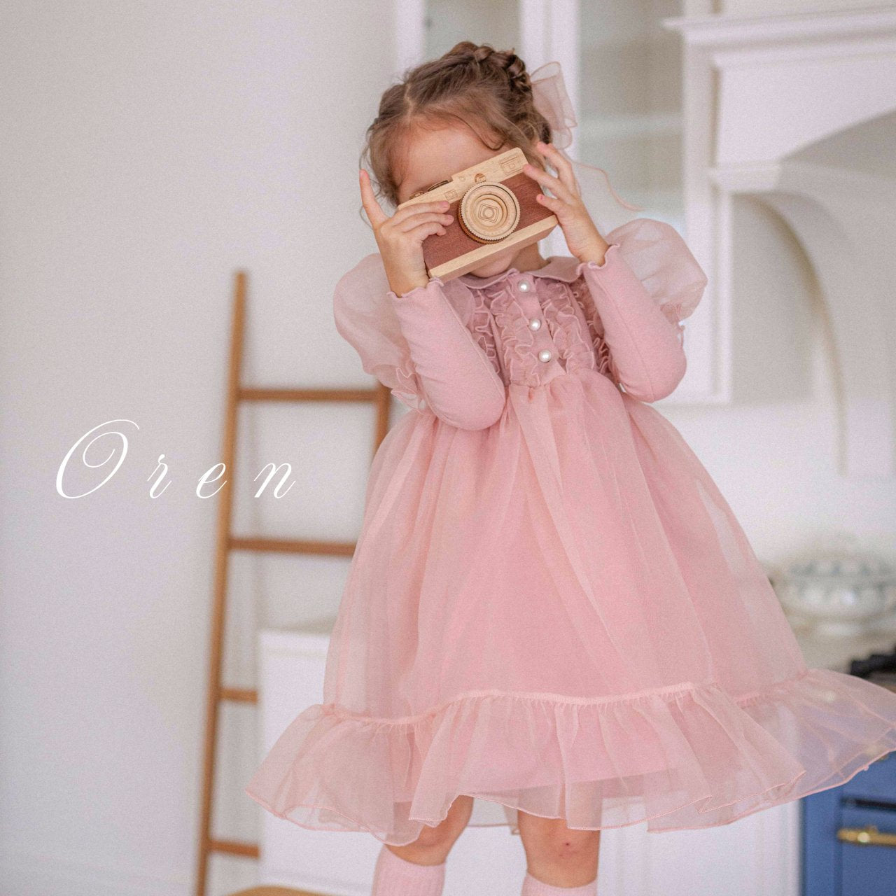 [OREN] (KIDS)Eloise Organza Dress_2colors