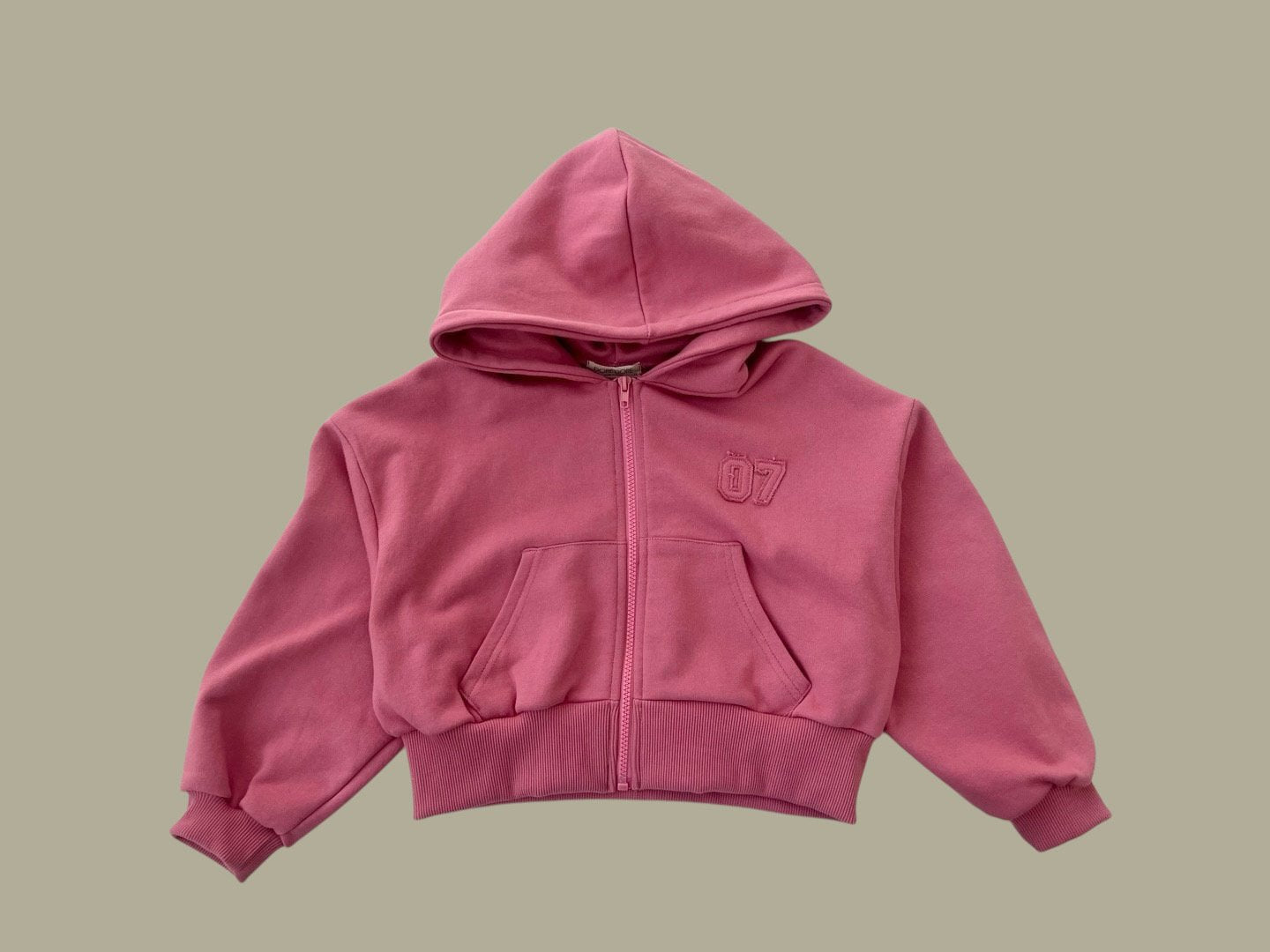 [DOREDORE] 07 Crop Hoodie Zip-up_2colors