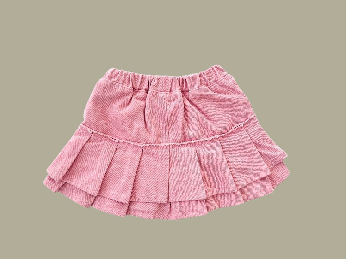 [DOREDORE] Double Pleats Skort_Pink