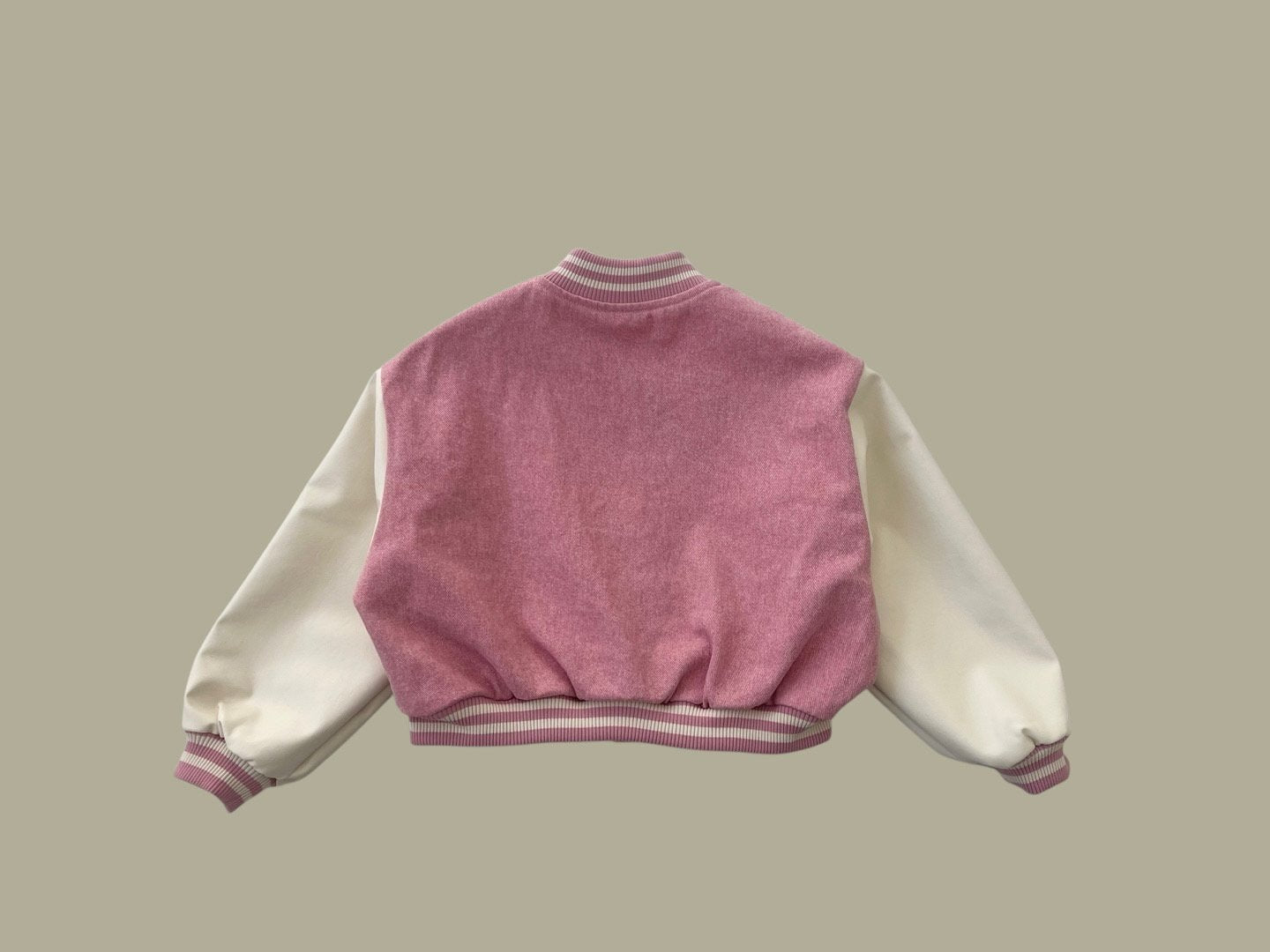 [DOREDORE] R Varsity Jacket_Pink