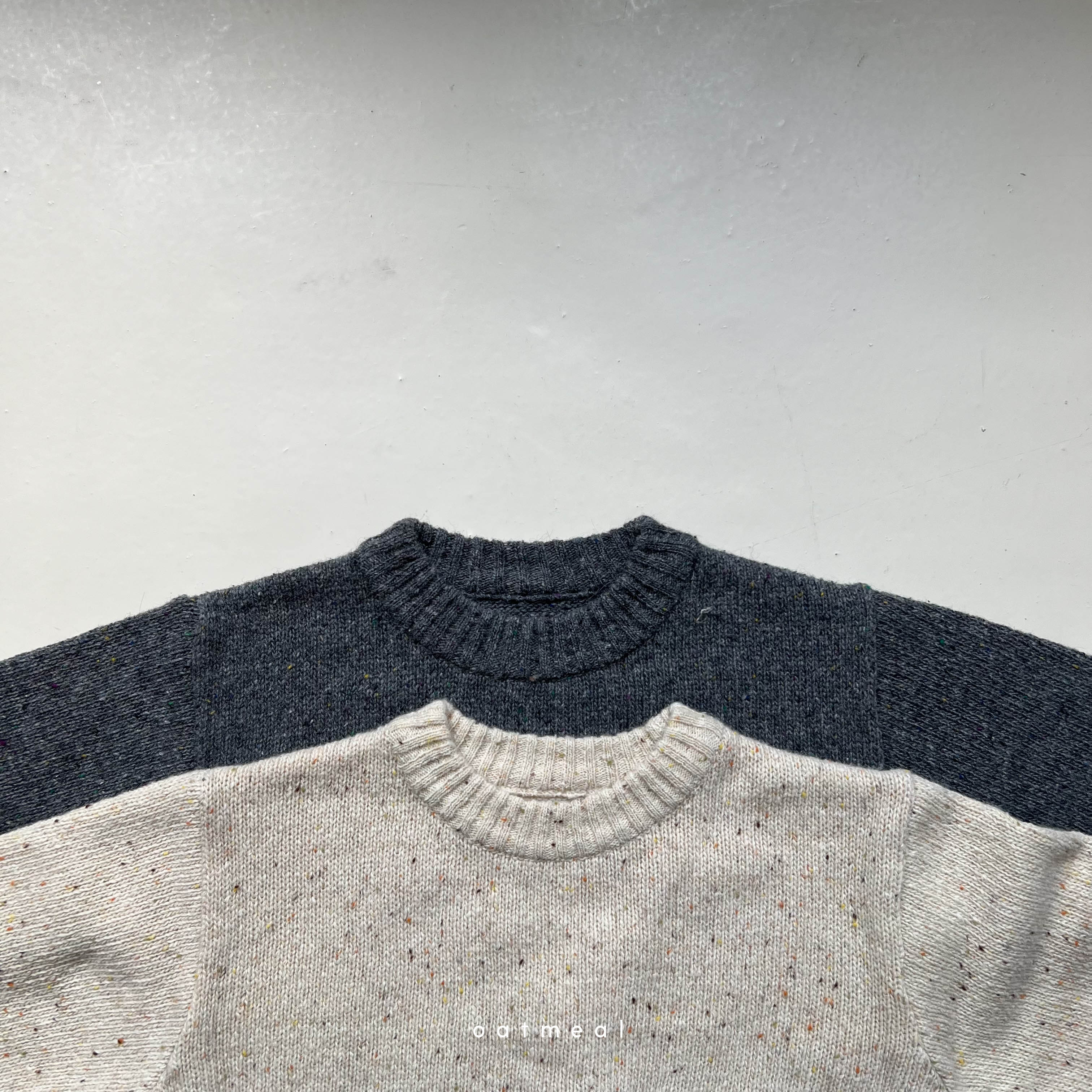 [Oatmeal] Seed Round Knit_3colors