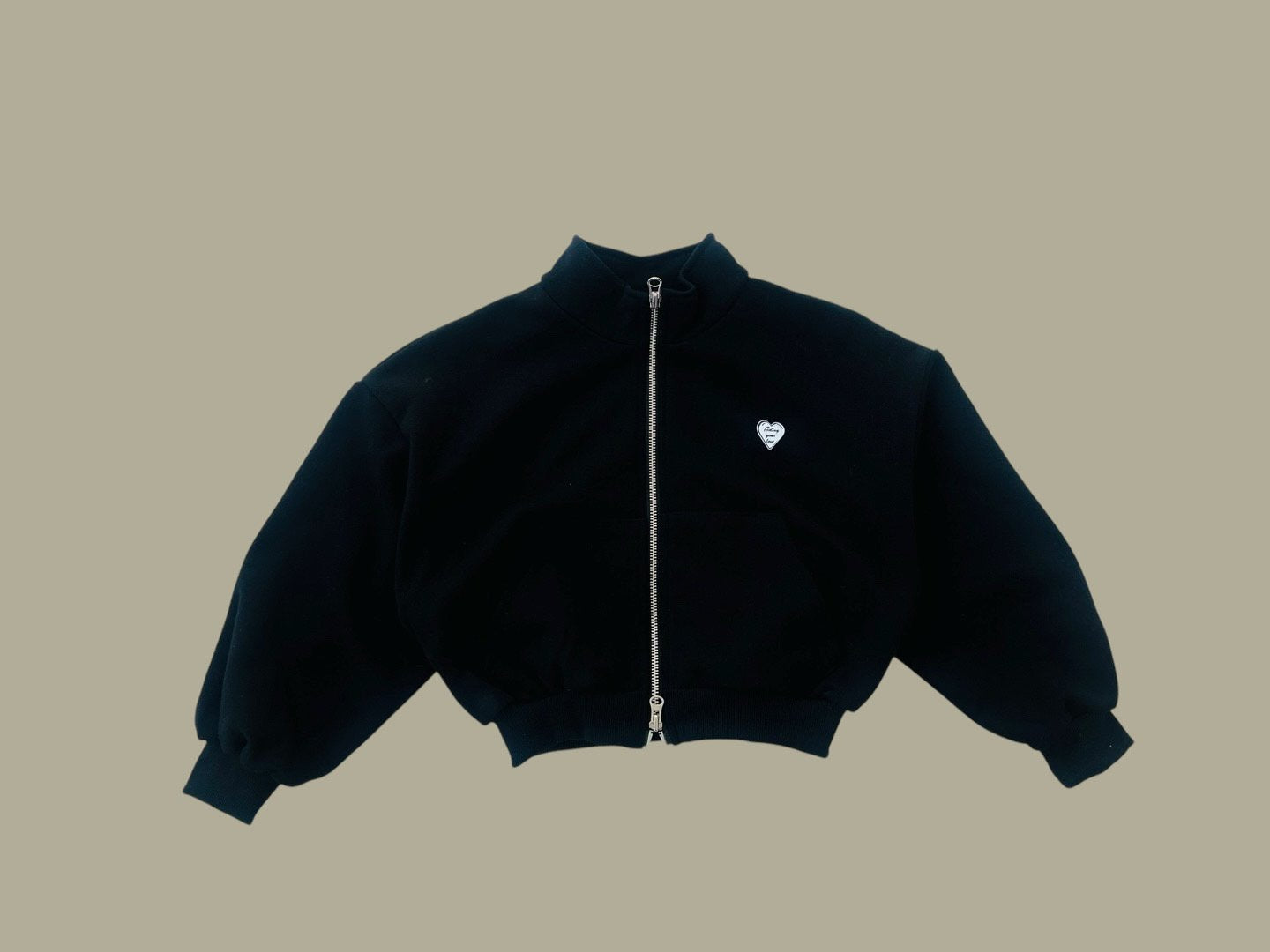 [DOREDORE] Heart Two way Zip-up_2colors