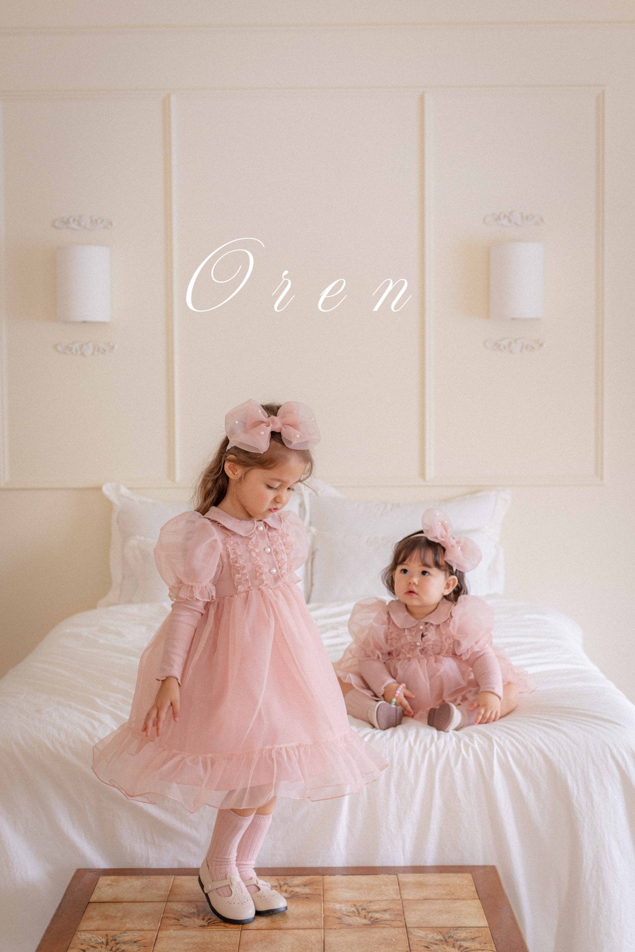 [OREN] (KIDS)Eloise Organza Dress_2colors