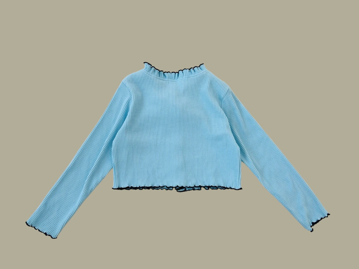 [DOREDORE] Corsage Rib Cardigan_2colors