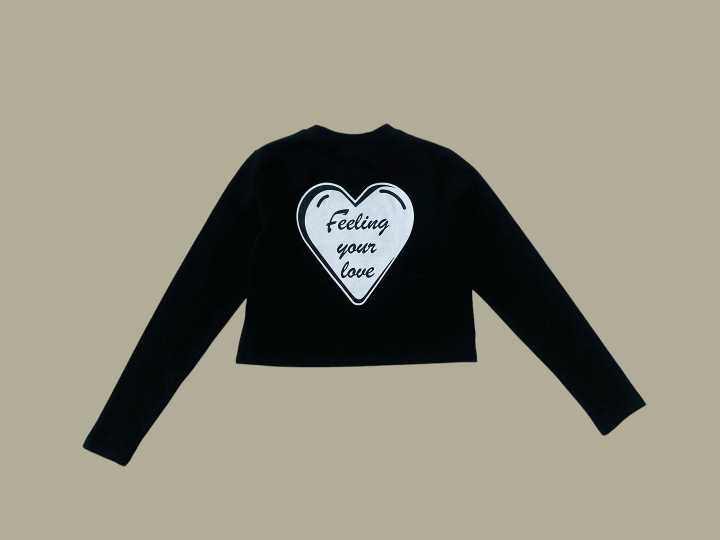 [DOREDORE] Love Heart Crop T-shirt_2colors