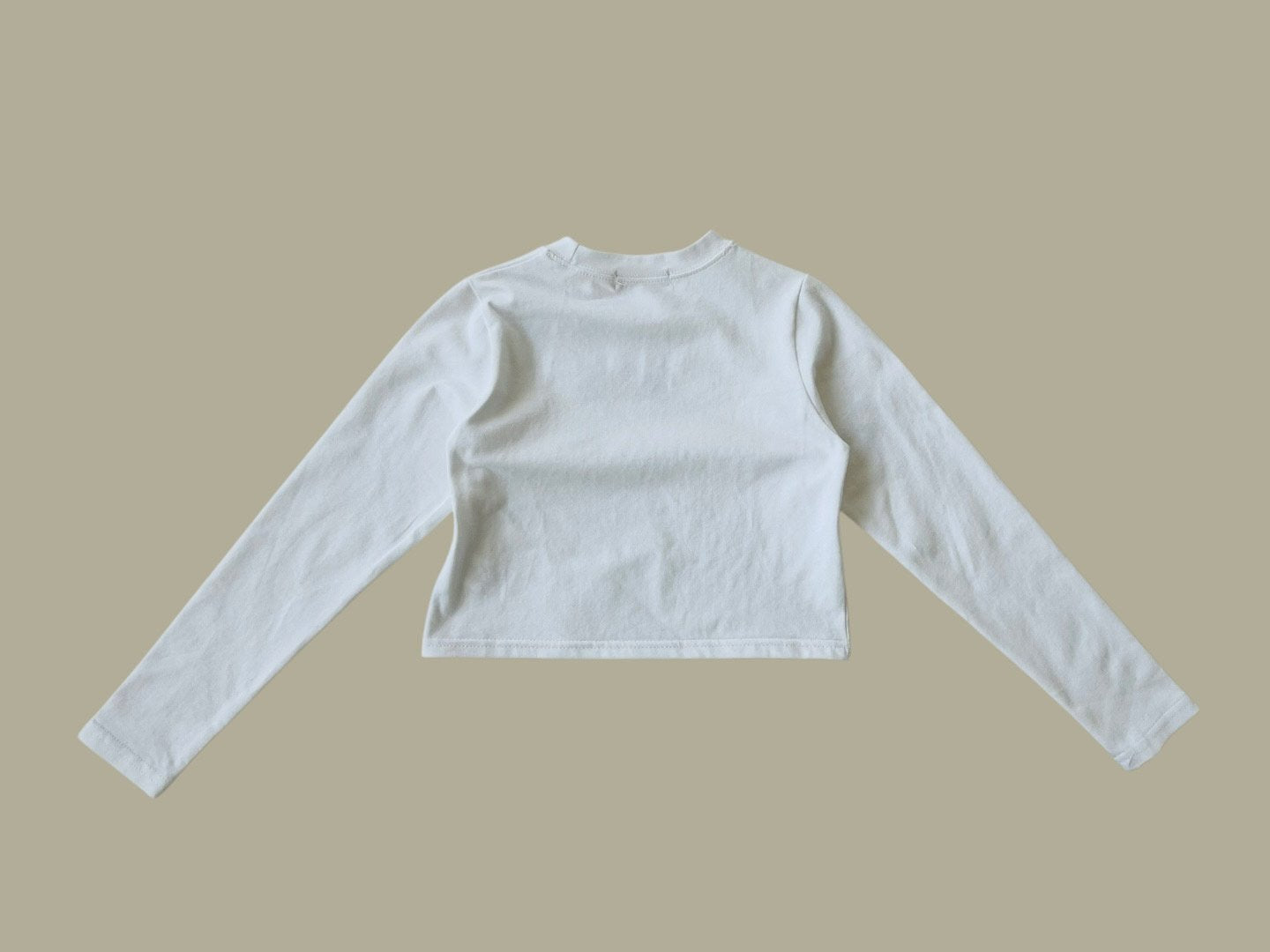 [DOREDORE] Rose Ribbon Crop T-shirt_2colors