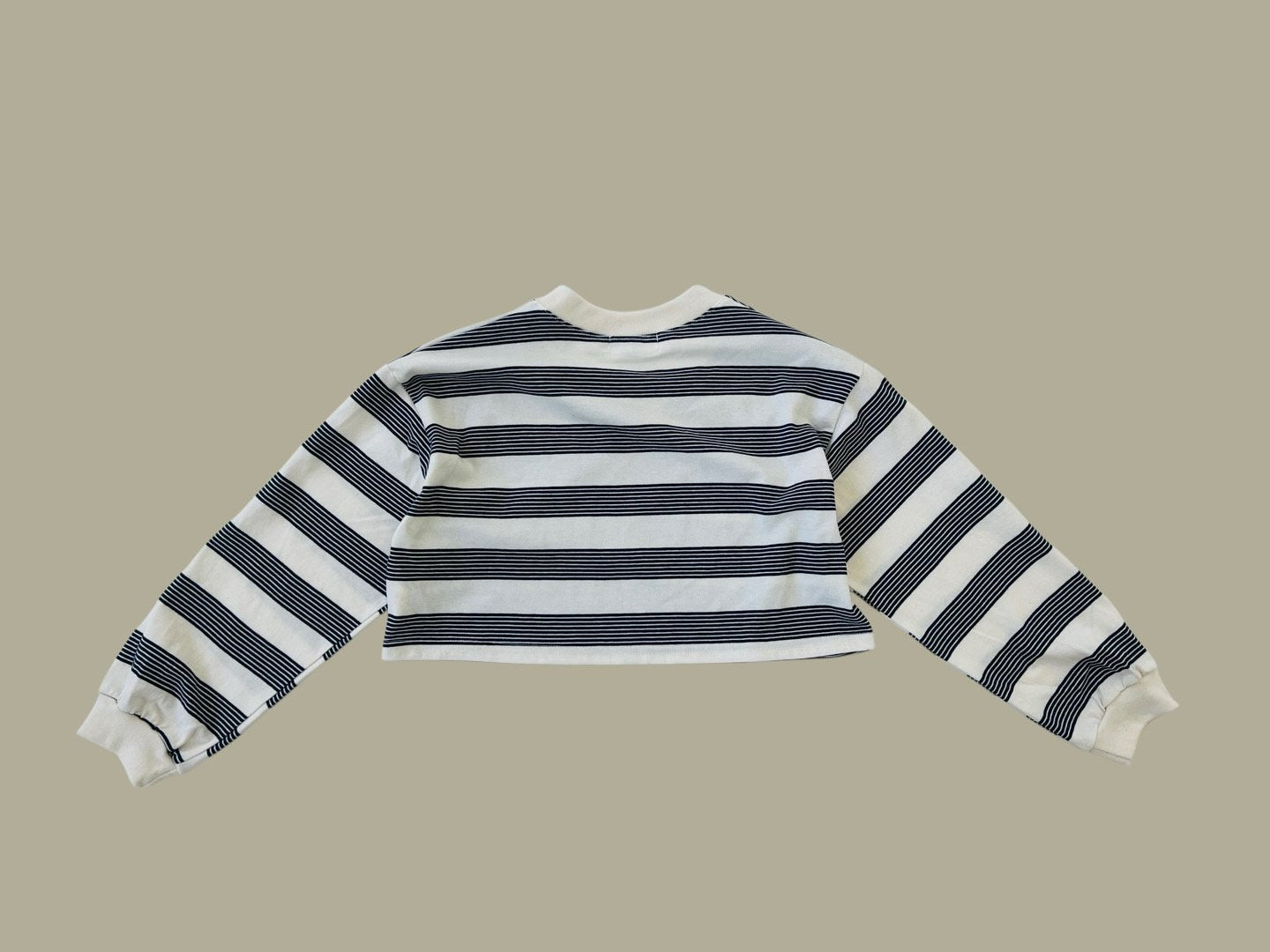 [DOREDORE] Stripe 78 Crop T-shirt_2colors