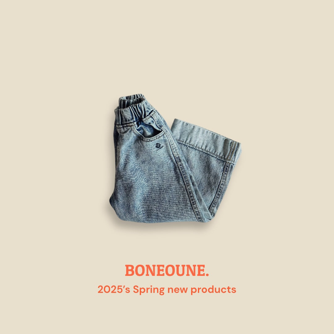 [BONEOUNE] Stone Denim Pants