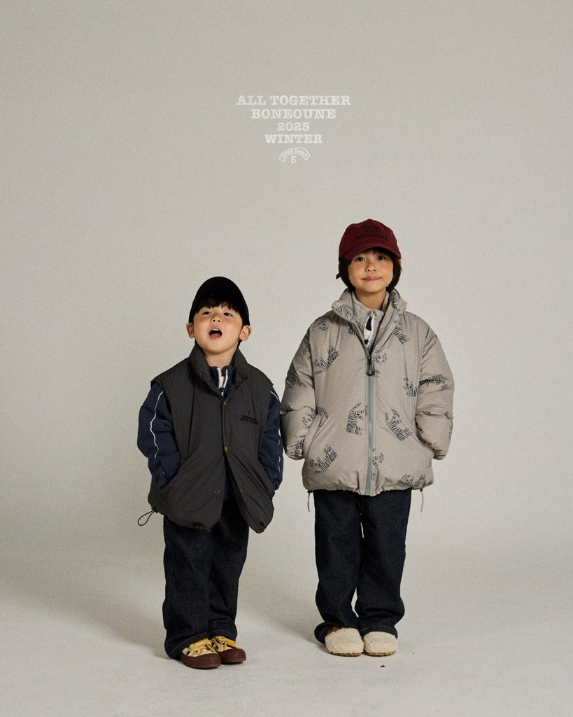 [BONEOUNE] Your Duck Down Vest_3colors