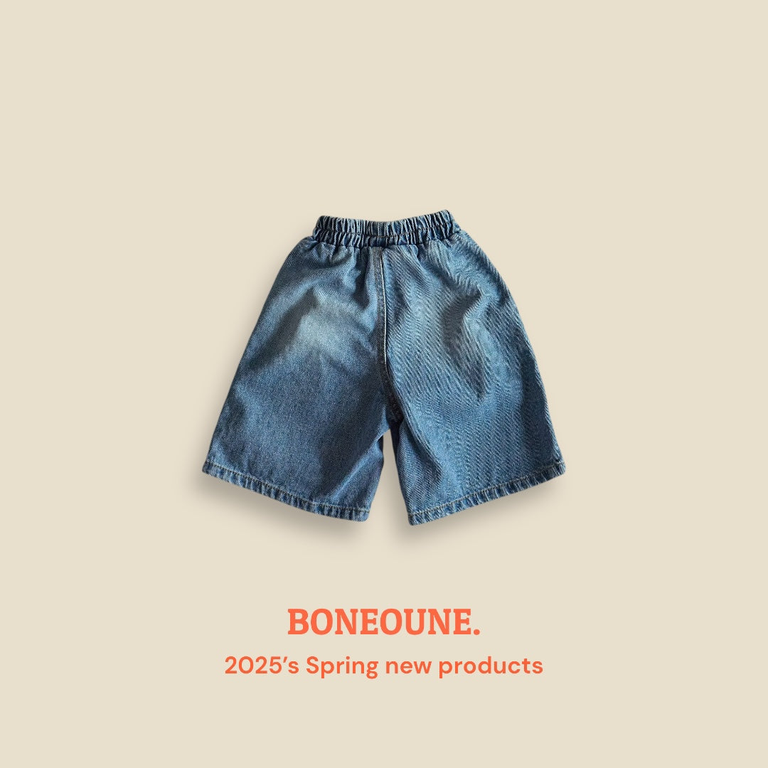 [BONEOUNE] Bermuda Denim Pants