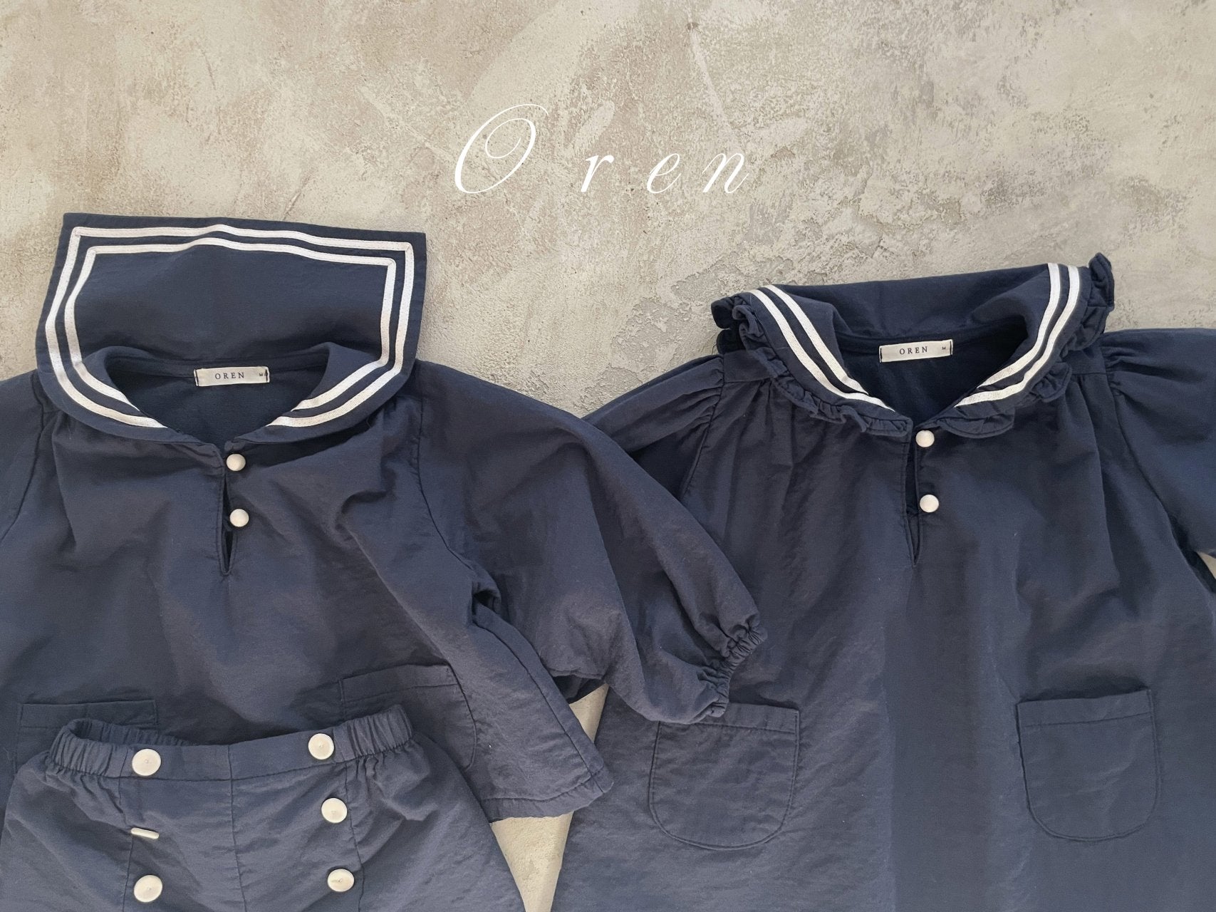 [OREN] Matthieu Marine Dress(KIDS)_Navy