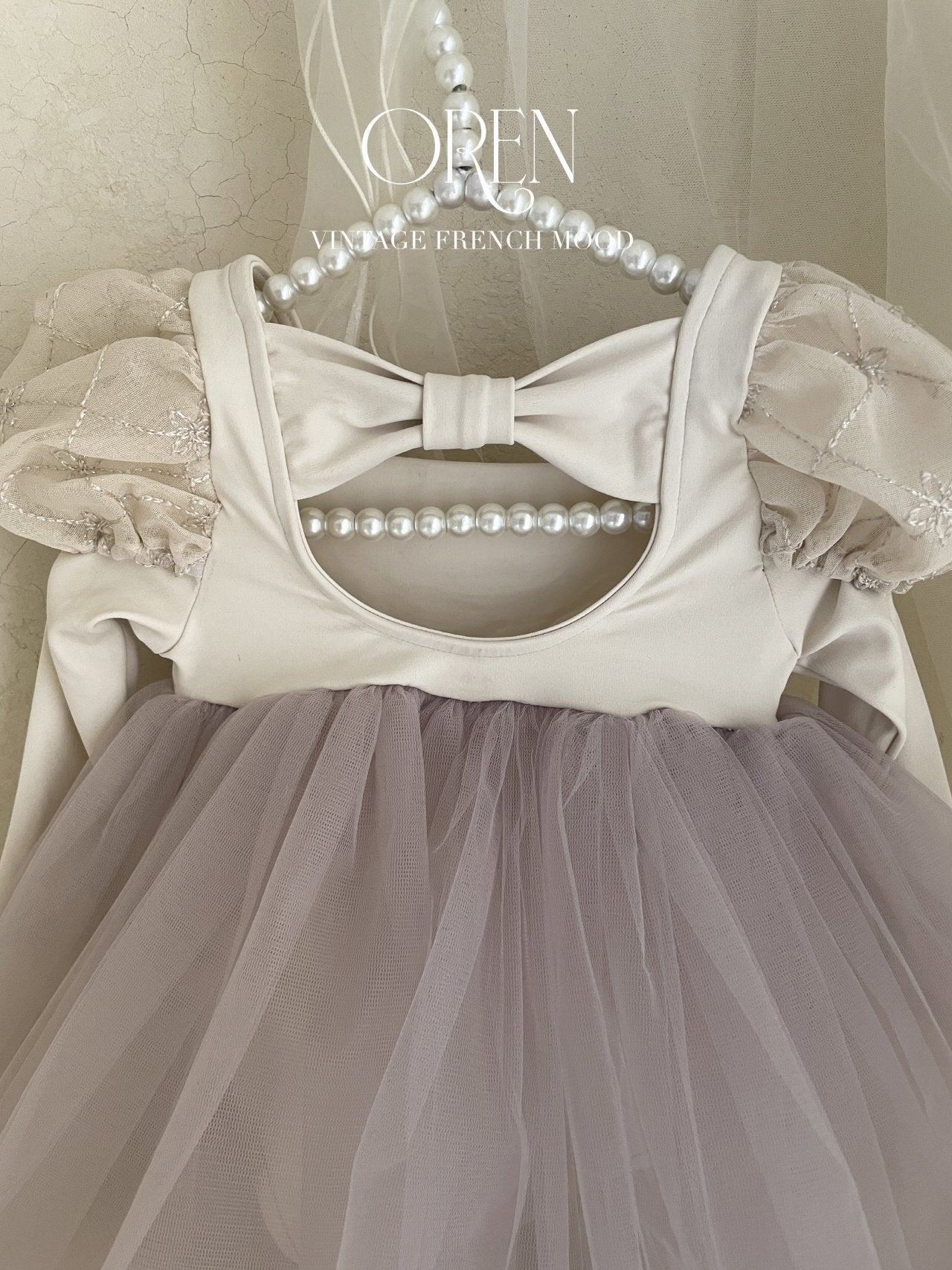 [OREN] Bella Long Tutu Ballet Dress(KIDS)_Purple